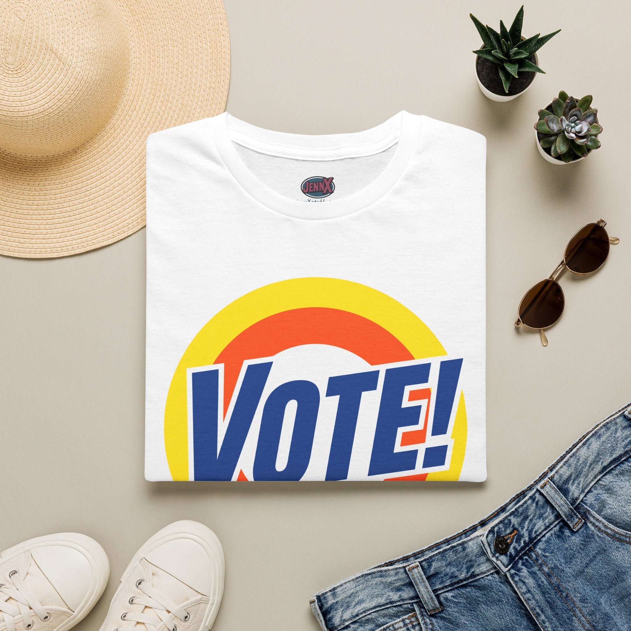 Vote Removes Stubborn Orange Stains Shirt - Anti Trump Political Tee