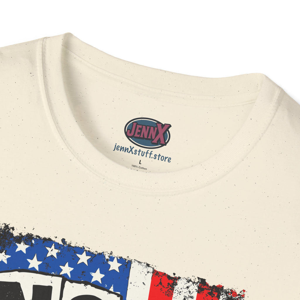 No Kings Sex Pistols parody American Flag T-Shirt