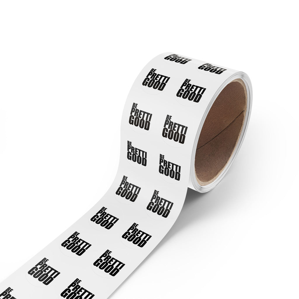 Be Pretti Good Round Sticker Label Rolls | Anti ICE sticker bomb