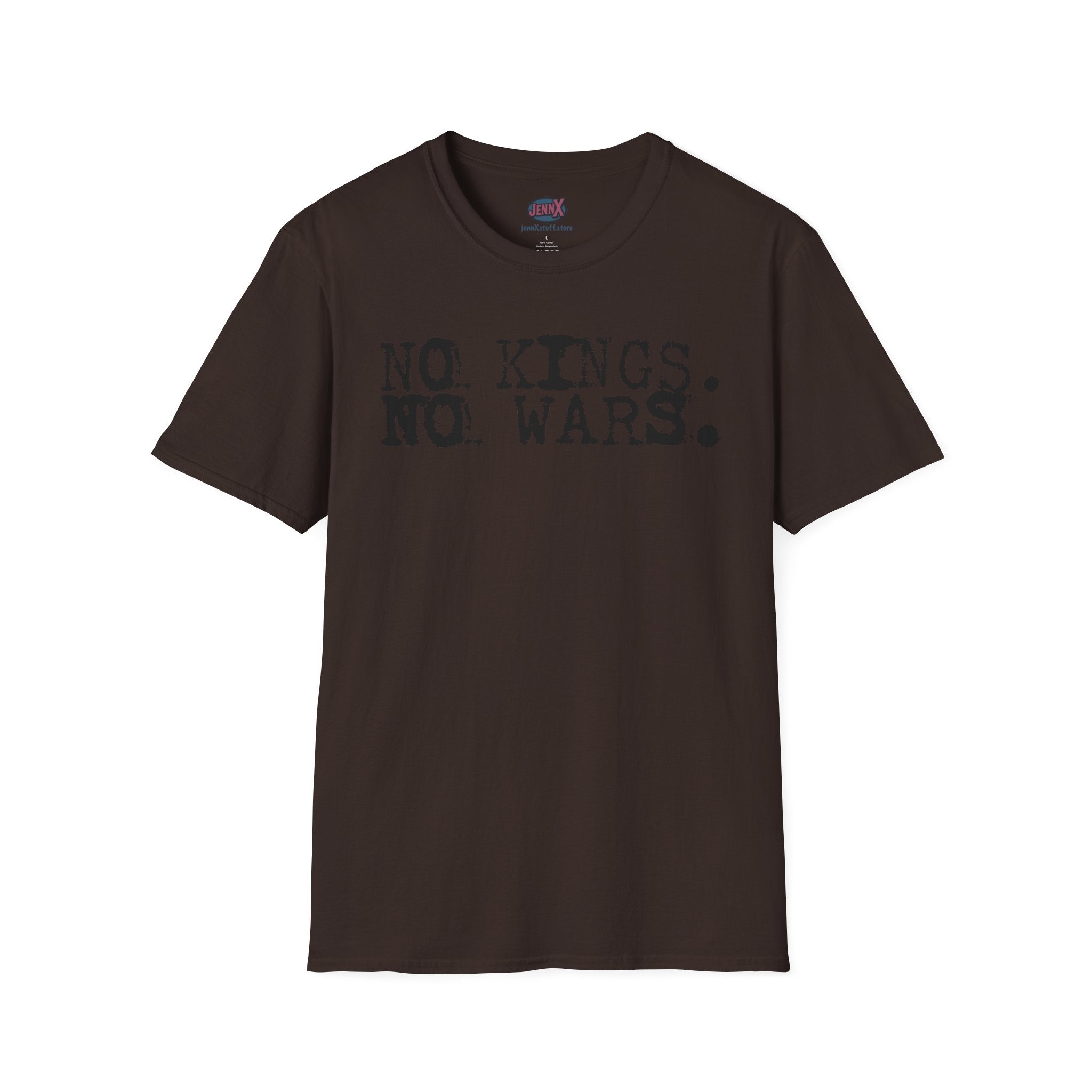 no kings no wars typography T-Shirt | politics protest shirt