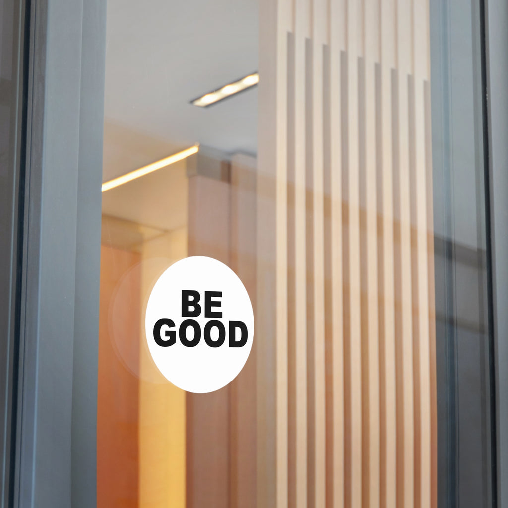 BE GOOD Round Vinyl Sticker inspired by Golden Globes pin button