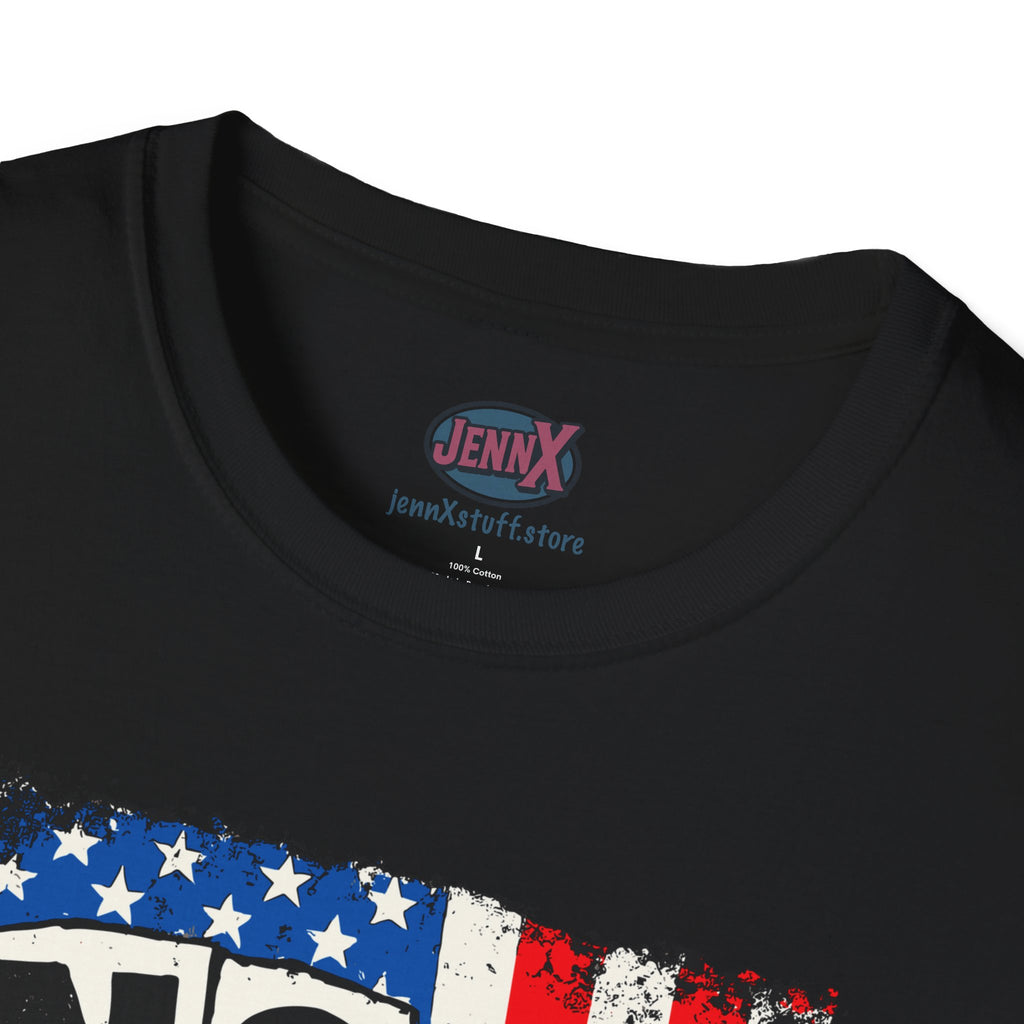 No Kings Sex Pistols parody American Flag T-Shirt