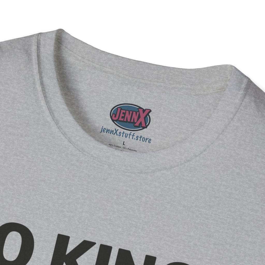 No Kings Amazon T-Shirt | Satirical Logo Parody, Graphic Tee