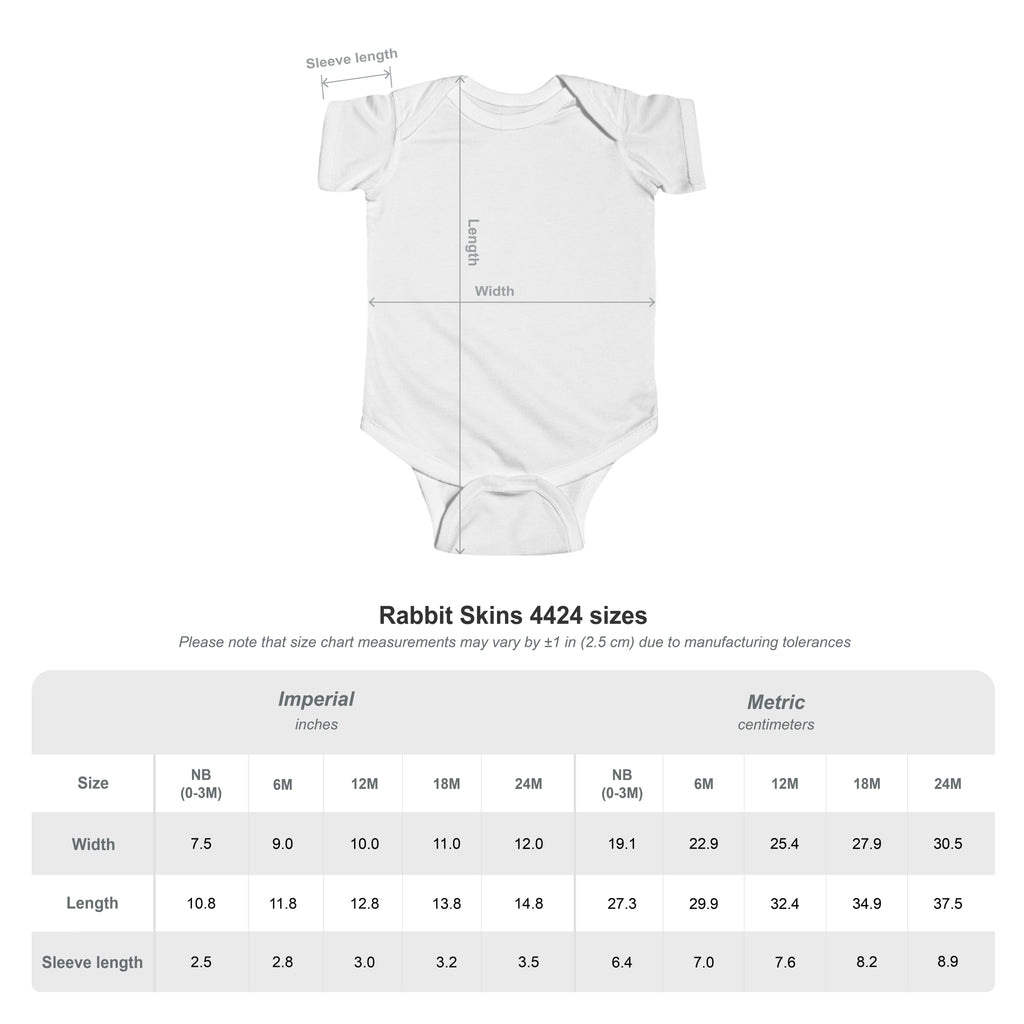 Draft Baron bodysuit Infant Bodysuit | baby onesie with blue varsity text