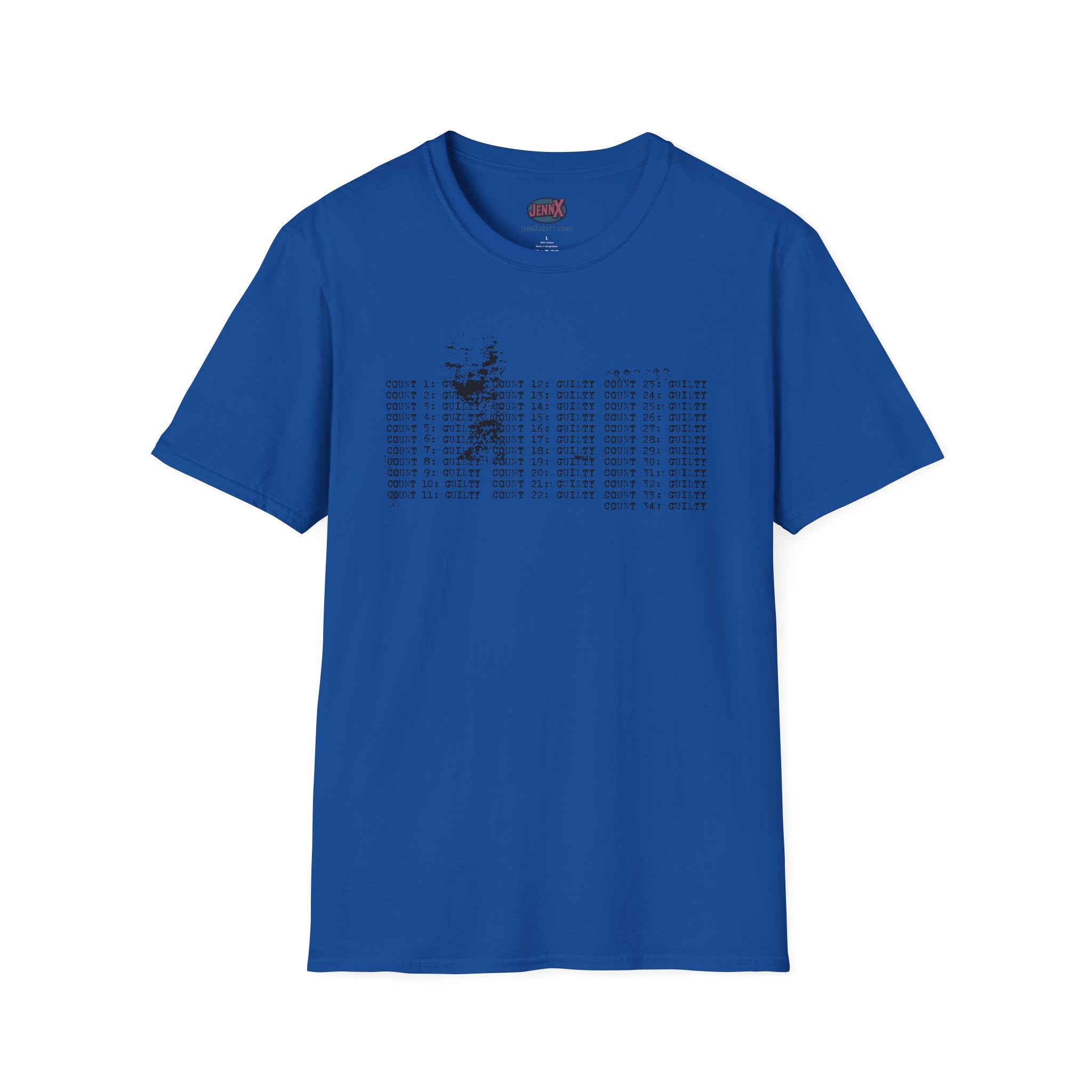34 Felonies Trump Guilty Shirt I Thoughtful Typography Design