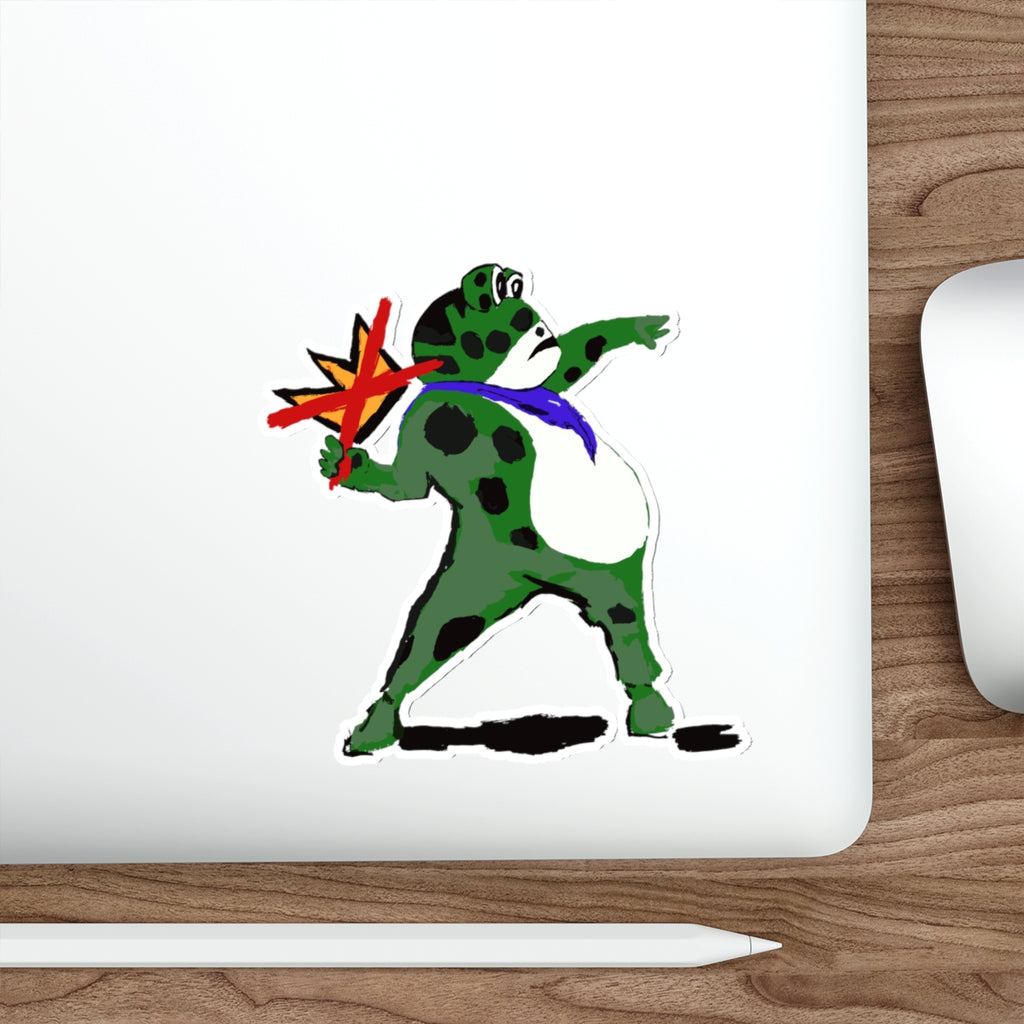 No Kings Frog sticker I Shipping Included in Price