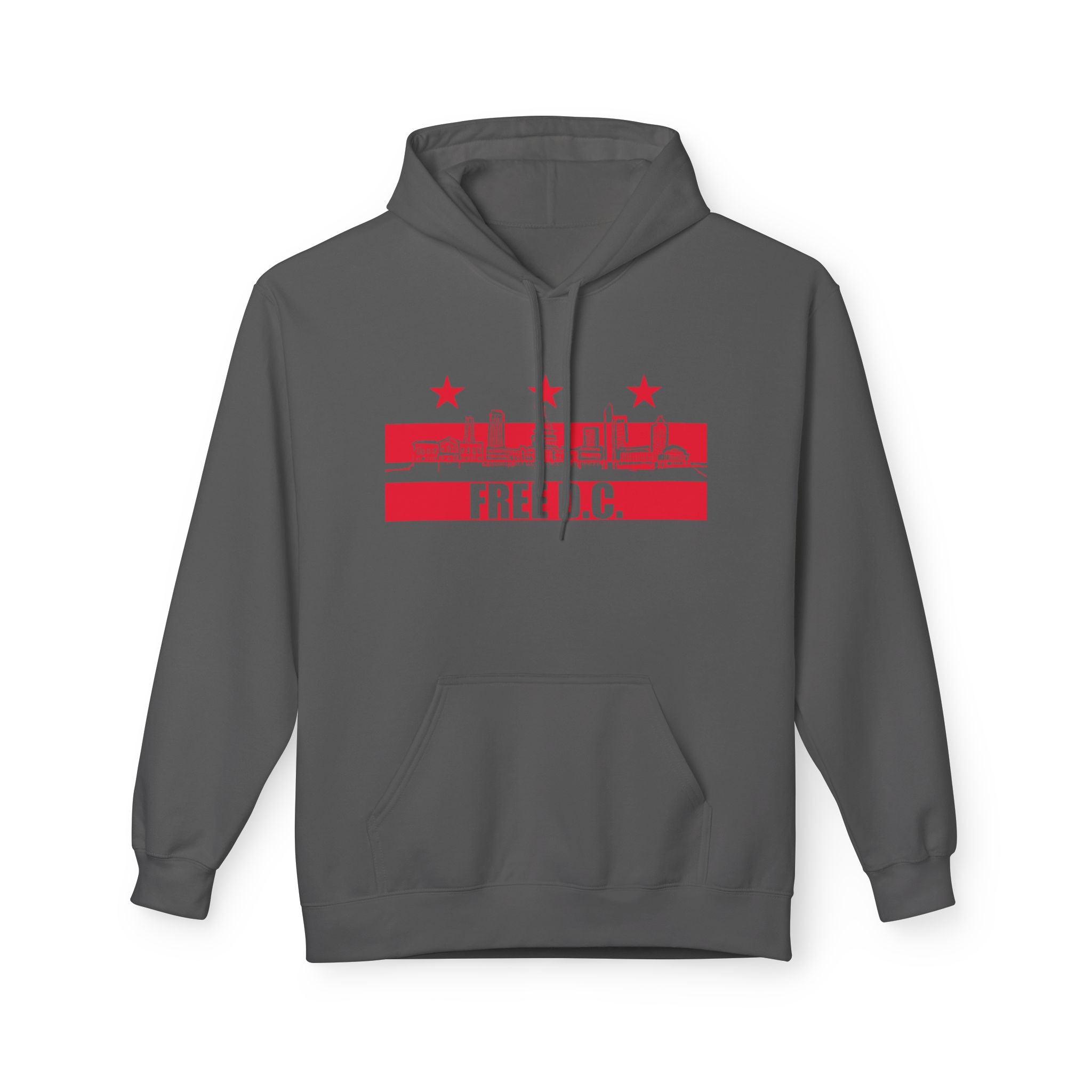 Free DC Hand-Drawn Washington DC Skyline Hoodie I Anti-Trump Fuck ICE