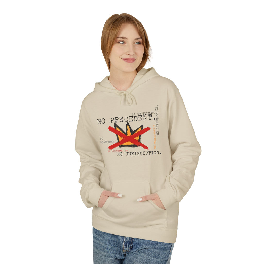 Anti-Trump No Kings hoodie - Hand-drawn - Original Design - Free No Kings sticker