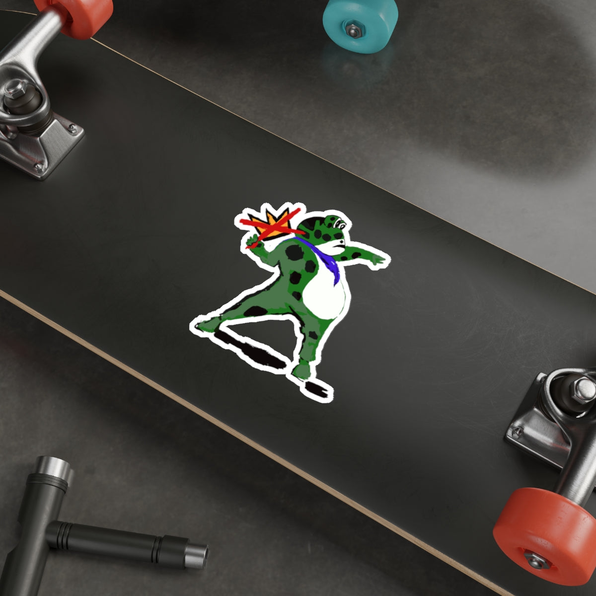 No Kings Frog sticker I Shipping Included in Price