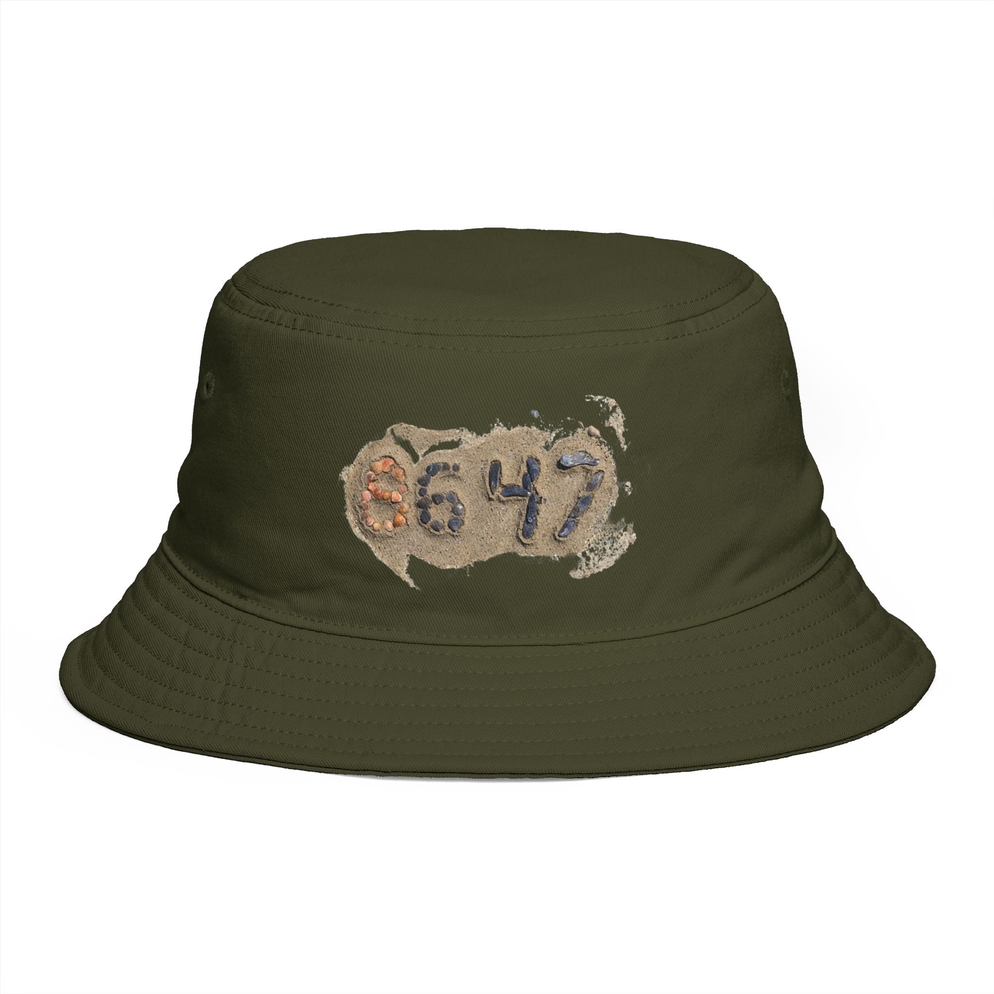 8647 Seashells Beach Bucket Hat I James Comey 86 47 Hat