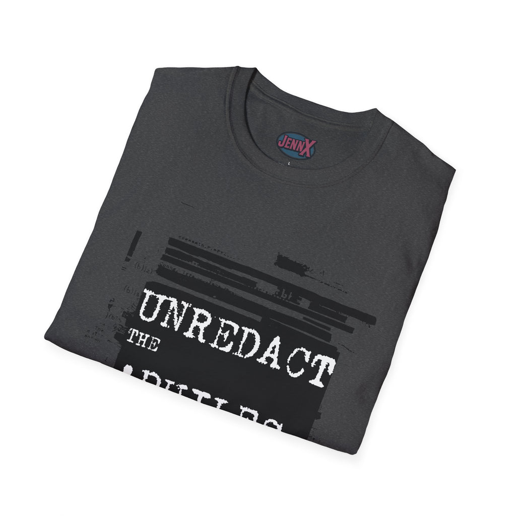 Unredact the ' Philes Redacted F.B.I. Justice Department Epstein Files Design - Original Artist Design