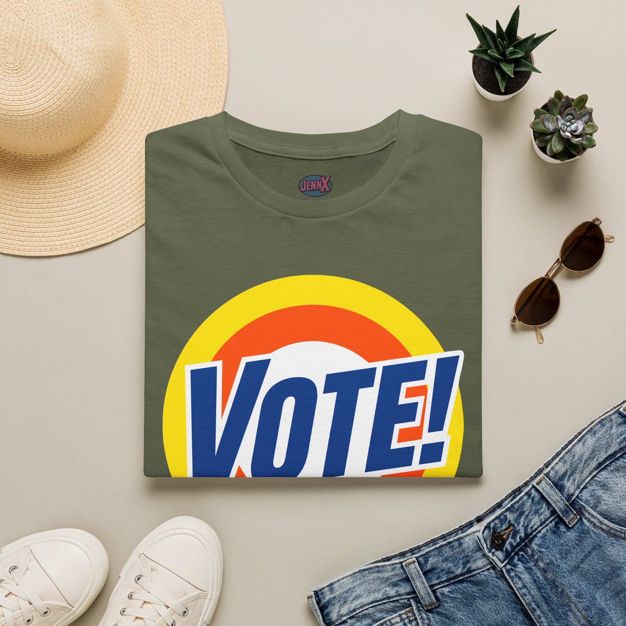 Vote Removes Stubborn Orange Stains Shirt - Anti Trump Political Tee