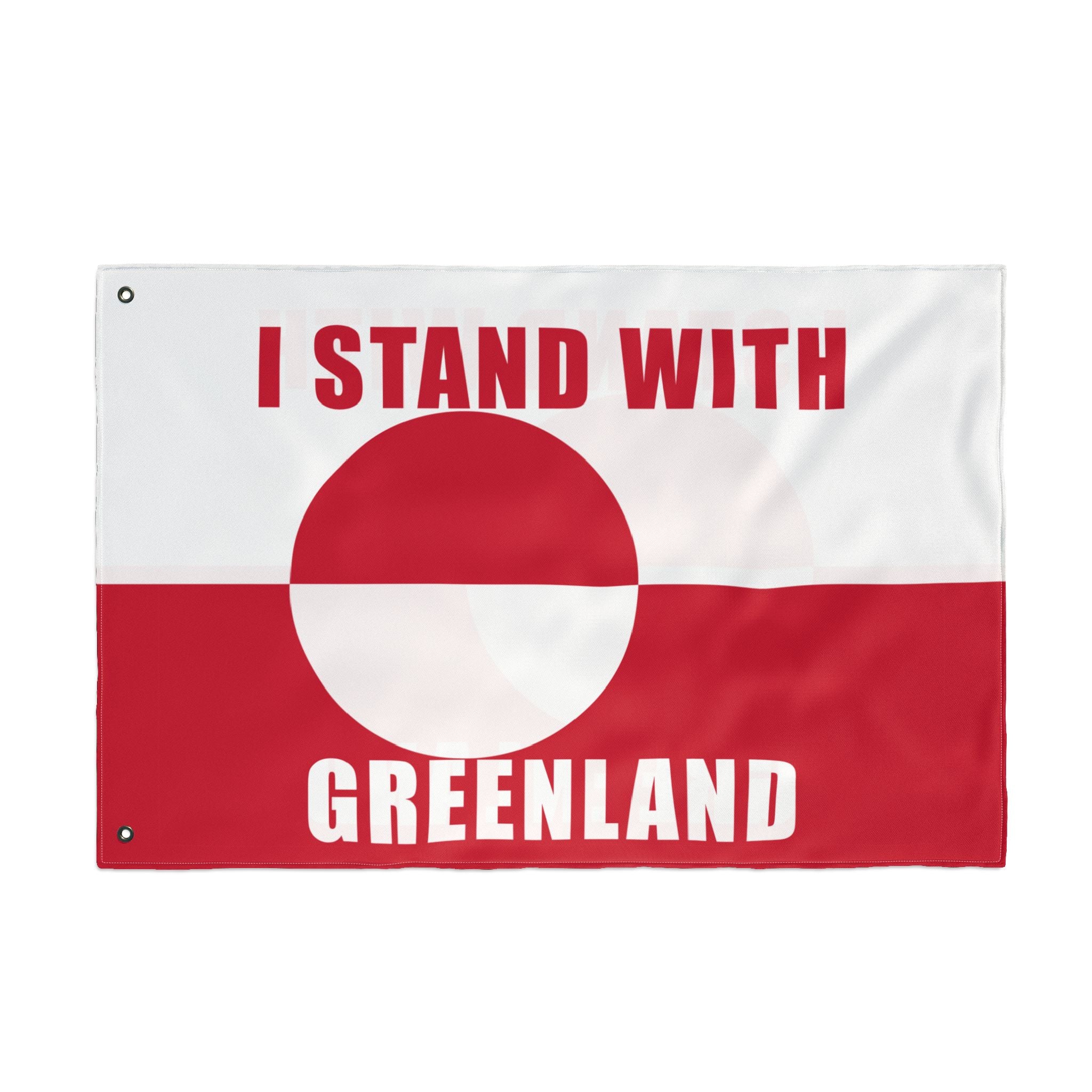 Stand With Greenland Flag | Double Sided Flag, Trump Protest