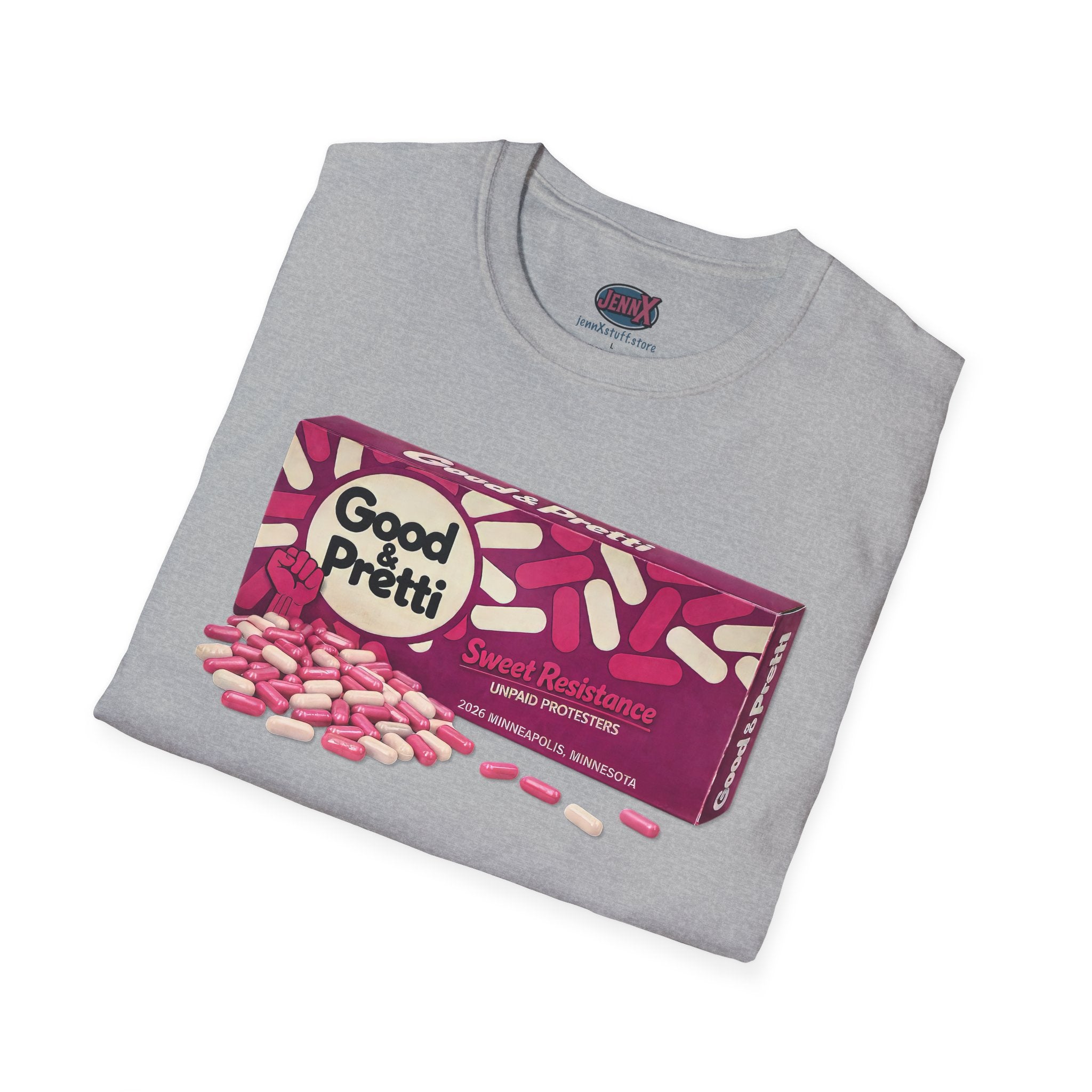 Good Pretti Good and Plenty Candy Box T-Shirt | Original Design