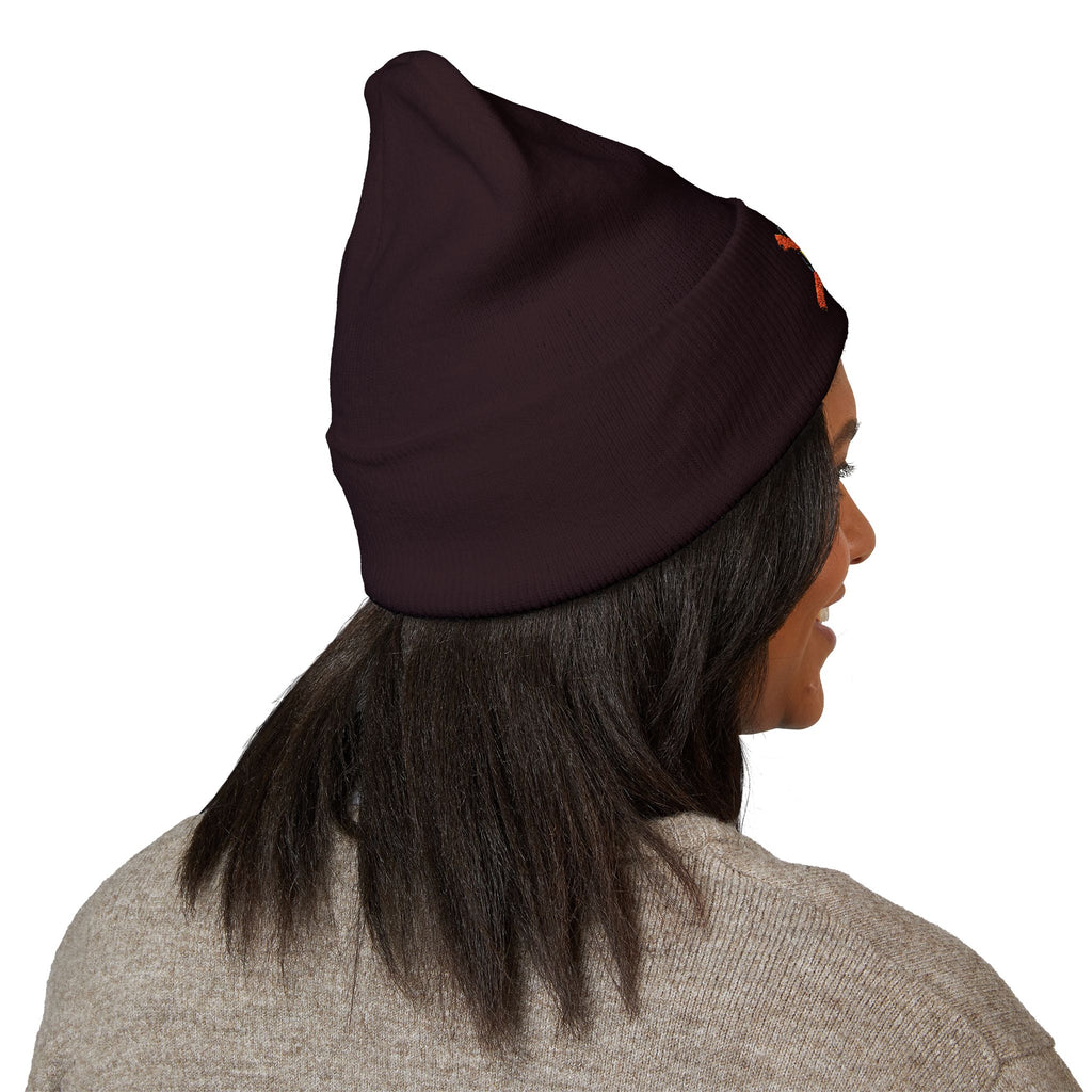 No Kings Cuffed Beanie with Embroidery - No Trump - Nope - No Kings Crown