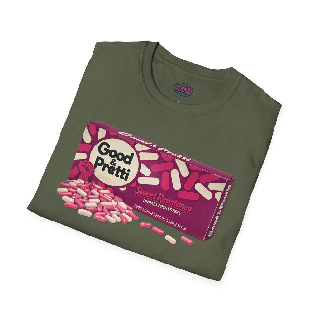 Good Pretti Good and Plenty Candy Box T-Shirt | Original Design