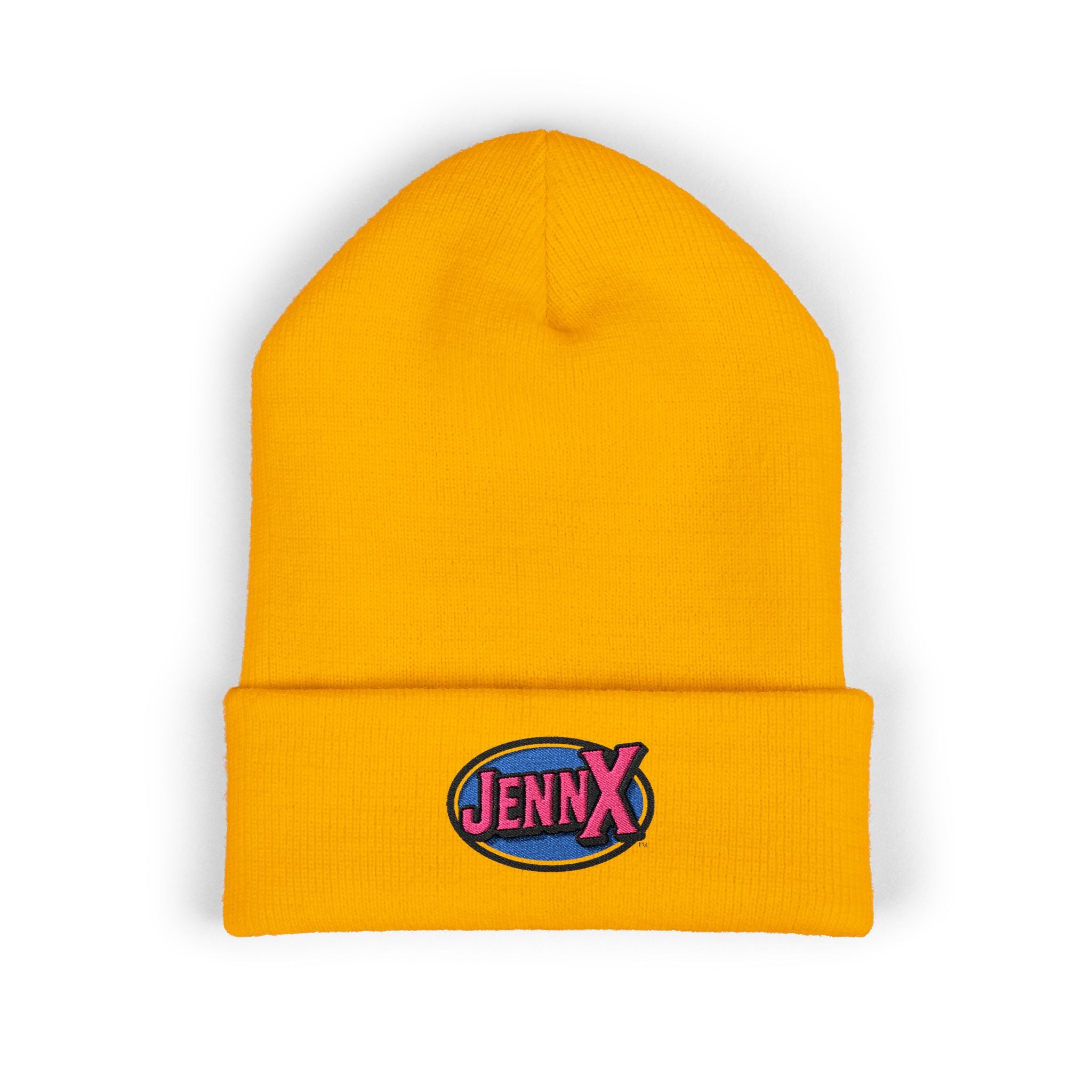 JennX Generation X GenX embroidered logo Beanie | Cuffed Winter Hat