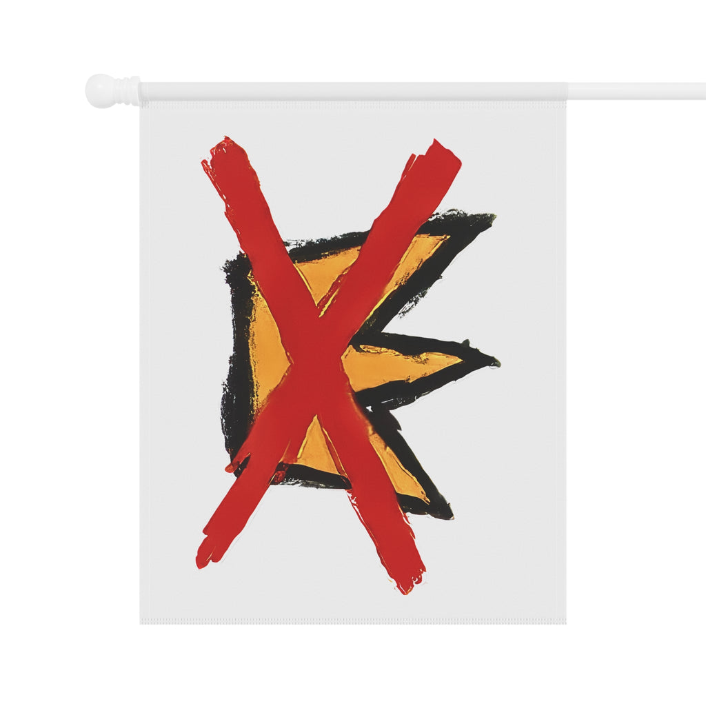 Garden Party Banner, Rejected K Sign Decor, Outdoor Decor, Garden Flag, Home and Garden Decoration, Yard Art