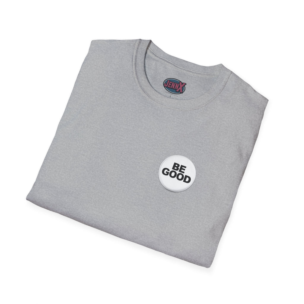 Be Good pin button shirt inspired by the Golden Globes