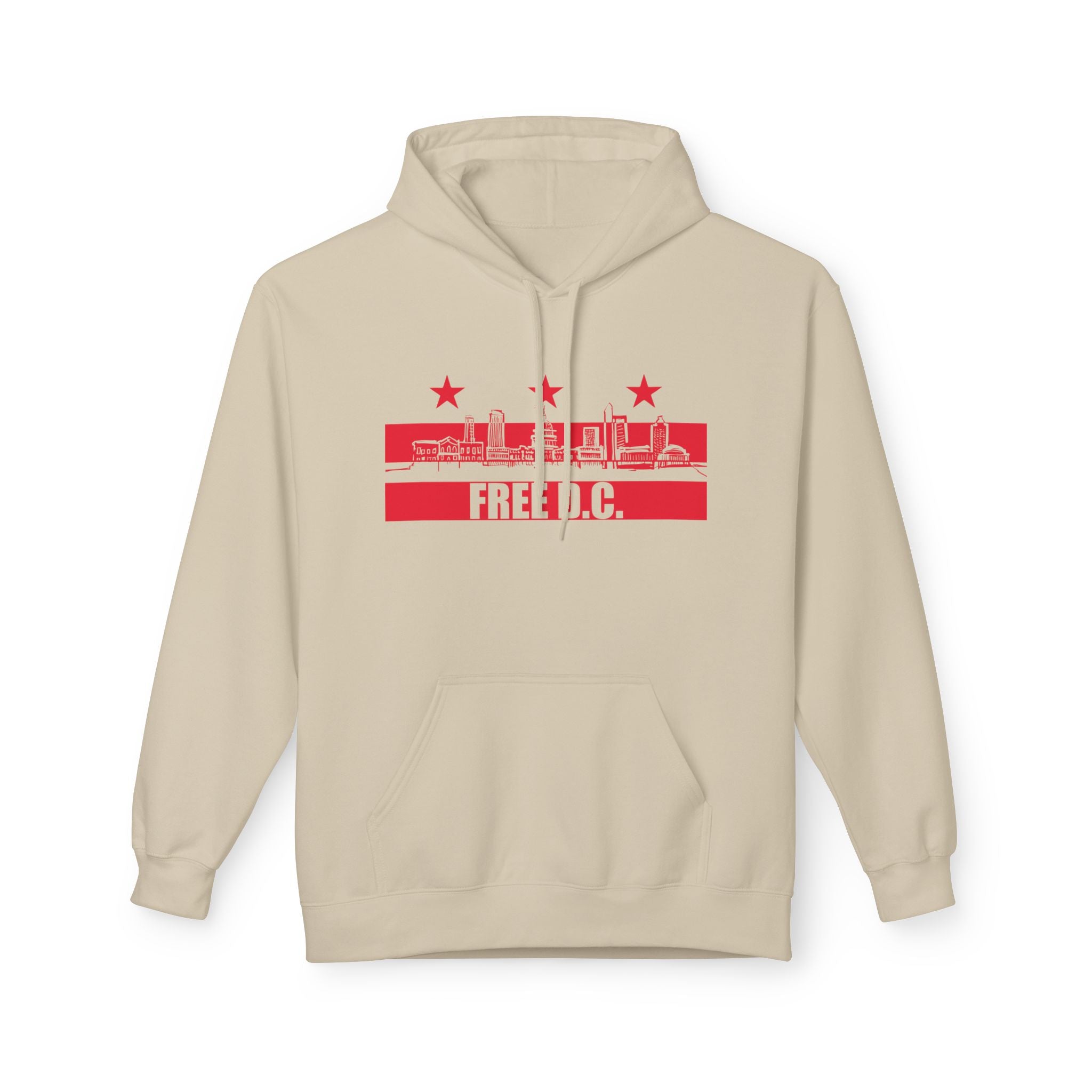 Free DC Hand-Drawn Washington DC Skyline Hoodie I Anti-Trump Fuck ICE