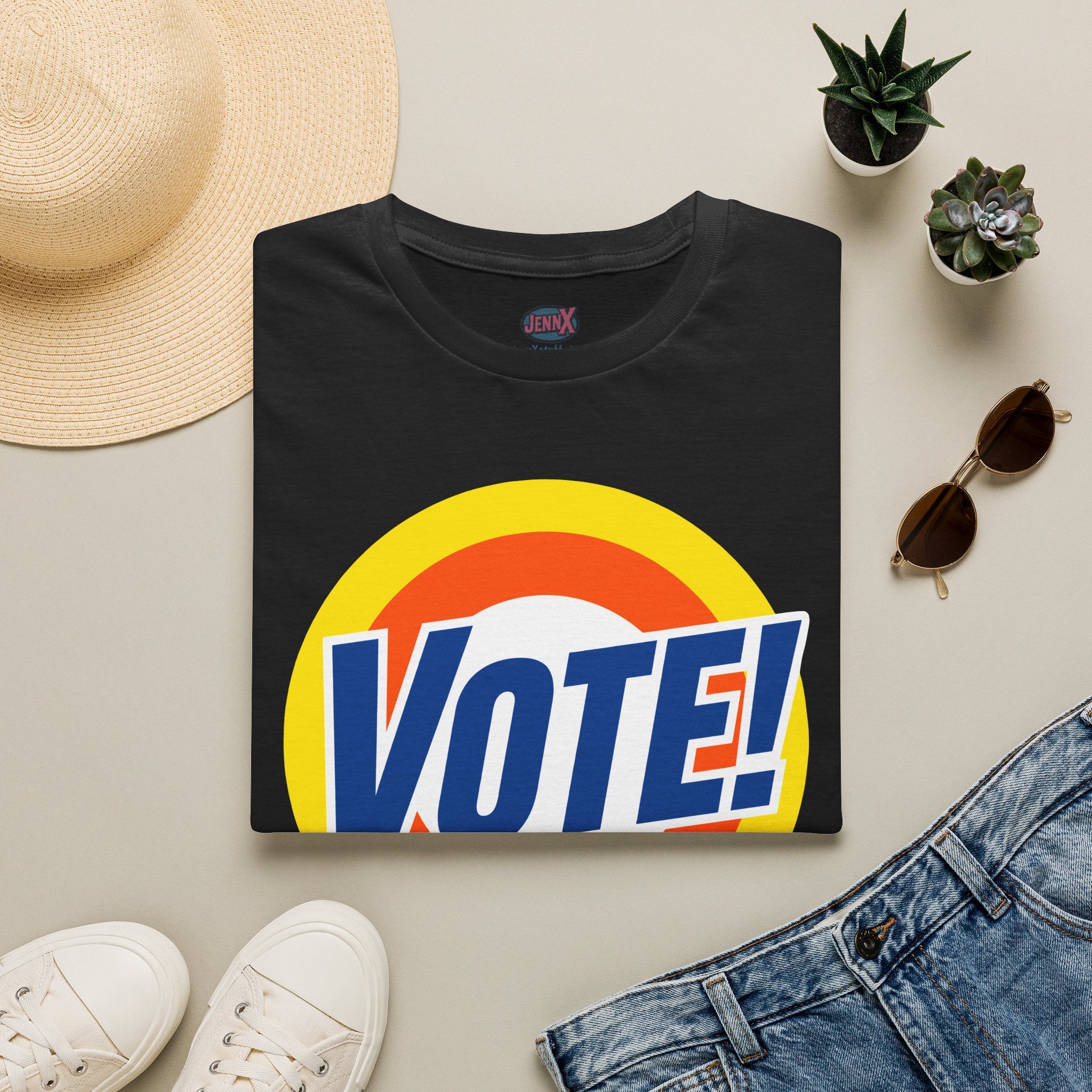 Vote Removes Stubborn Orange Stains Shirt - Anti Trump Political Tee
