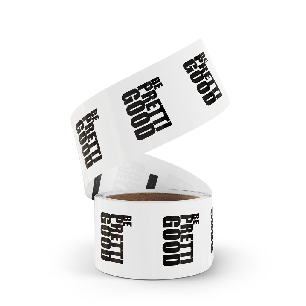 Be Pretti Good Round Sticker Label Rolls | Anti ICE sticker bomb