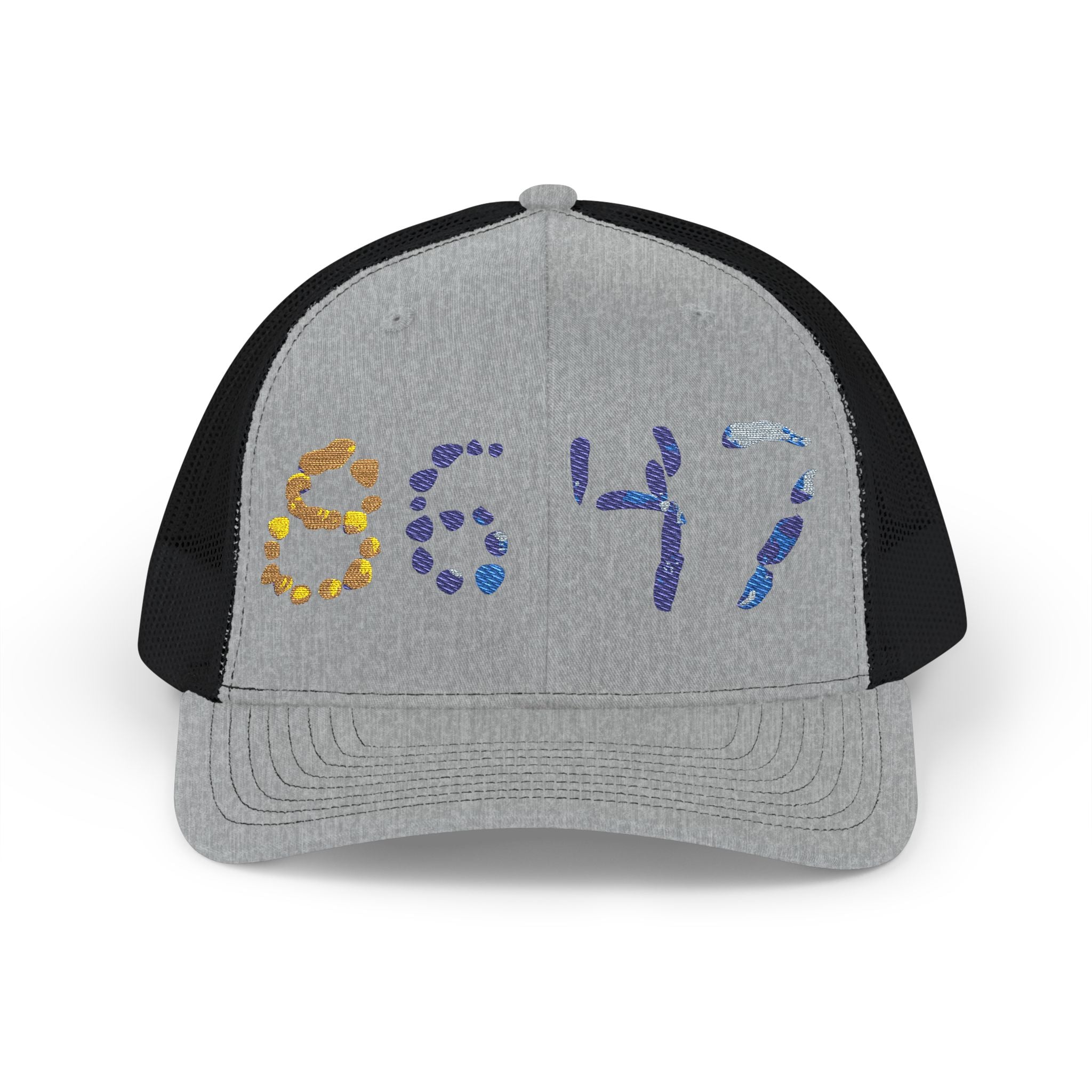 8647 Anti-Trump Seashells Embroidered James Comey Snapback Cap | Trucker Hat, Mesh Back