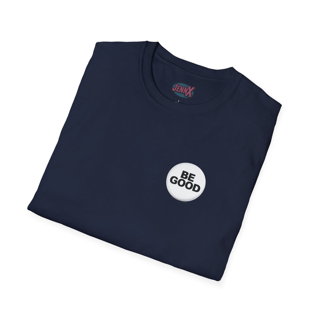 Be Good pin button shirt inspired by the Golden Globes