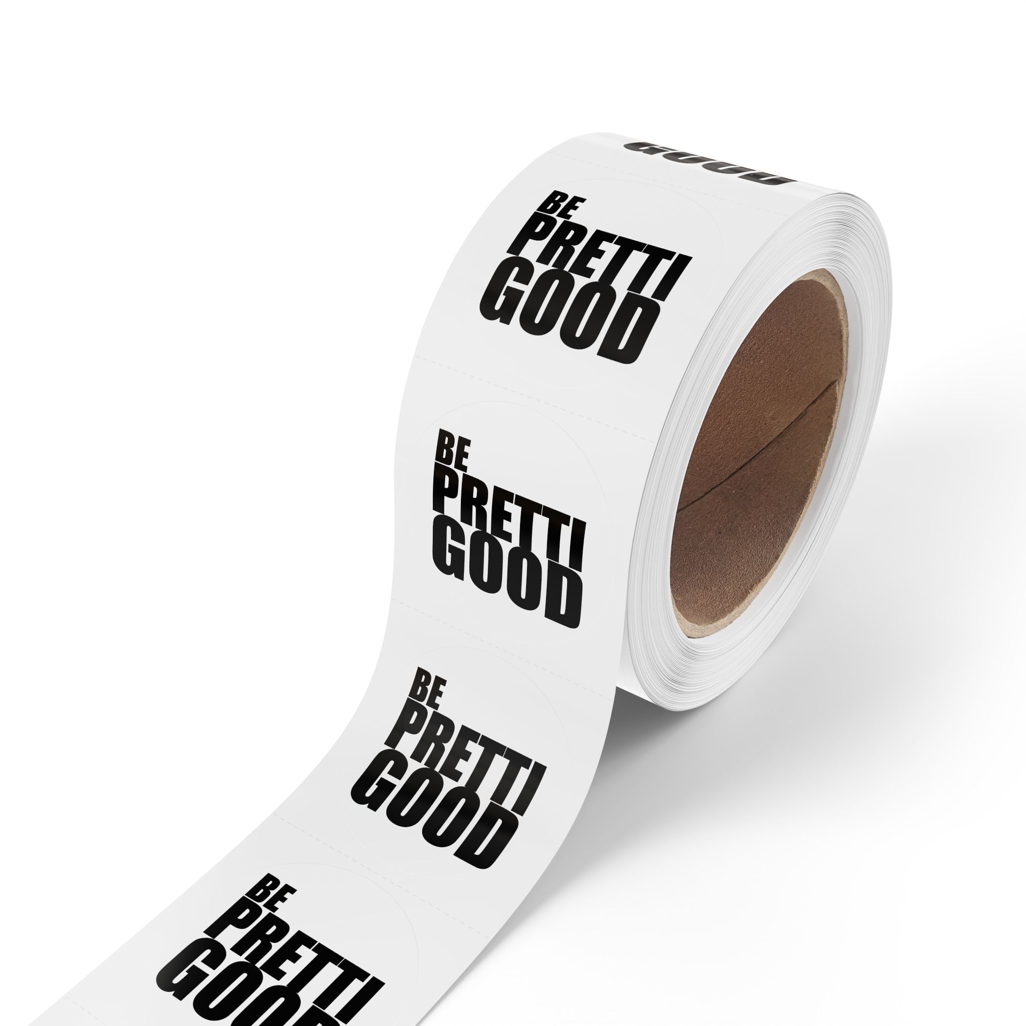 Be Pretti Good Round Sticker Label Rolls | Anti ICE sticker bomb