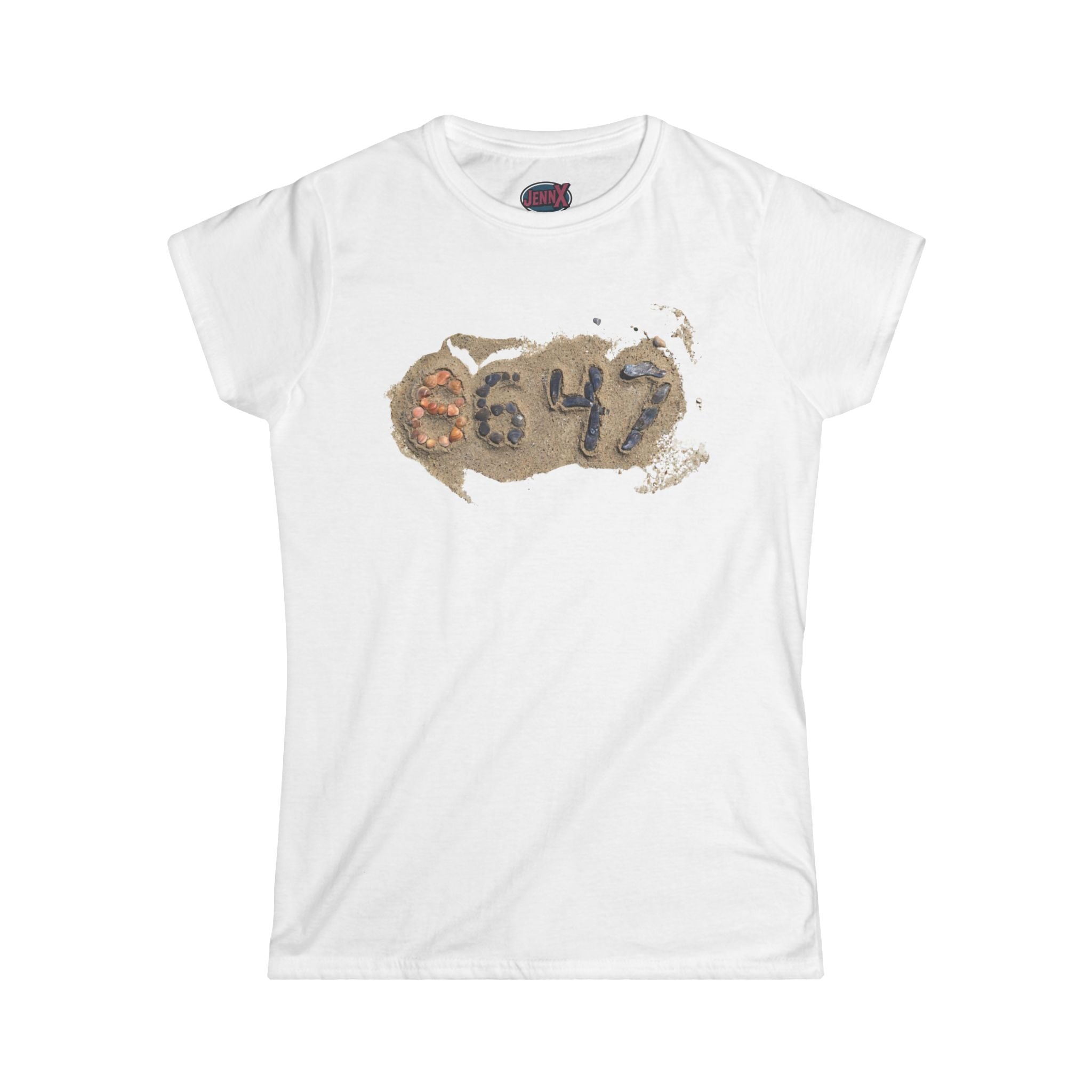 8647 Anti-Trump I Protest Seashell Women's Softstyle shirt | James Comey 86 47