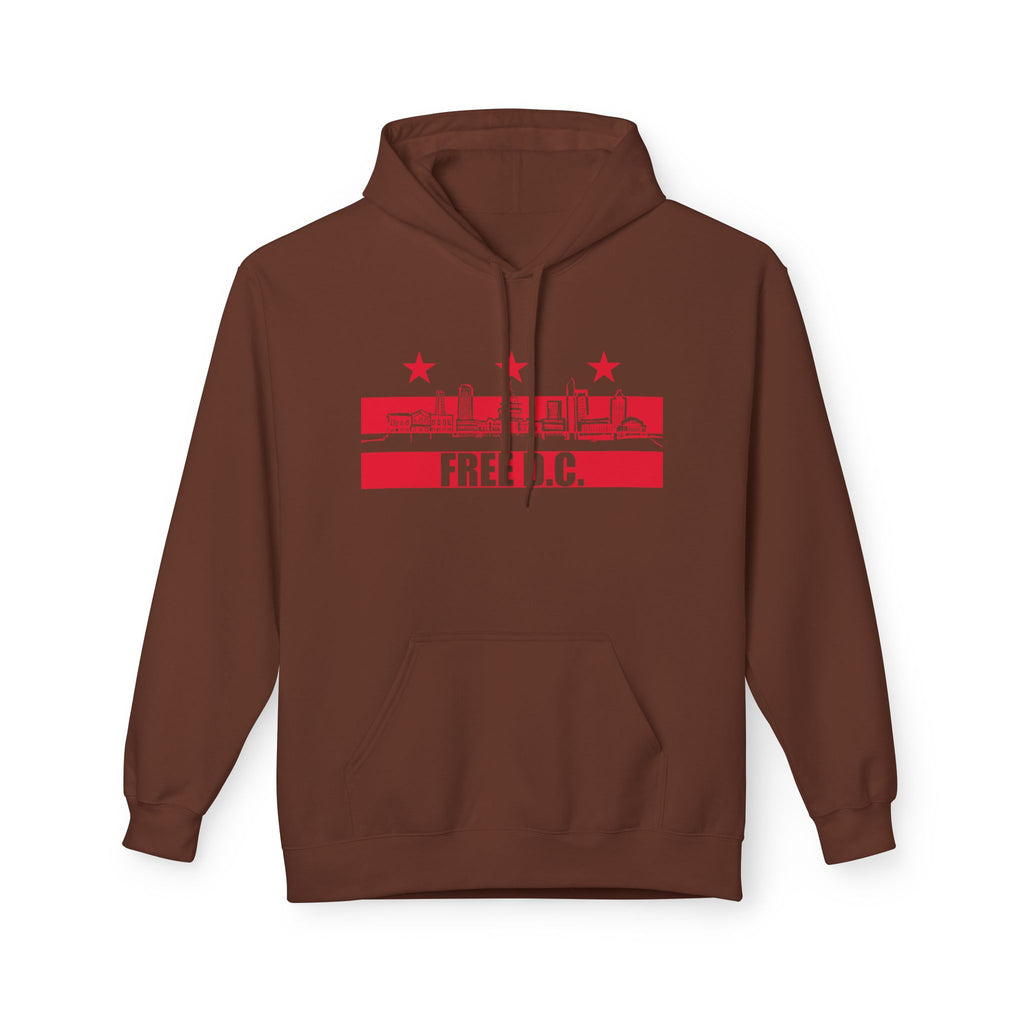 Free DC Hand-Drawn Washington DC Skyline Hoodie I Anti-Trump Fuck ICE