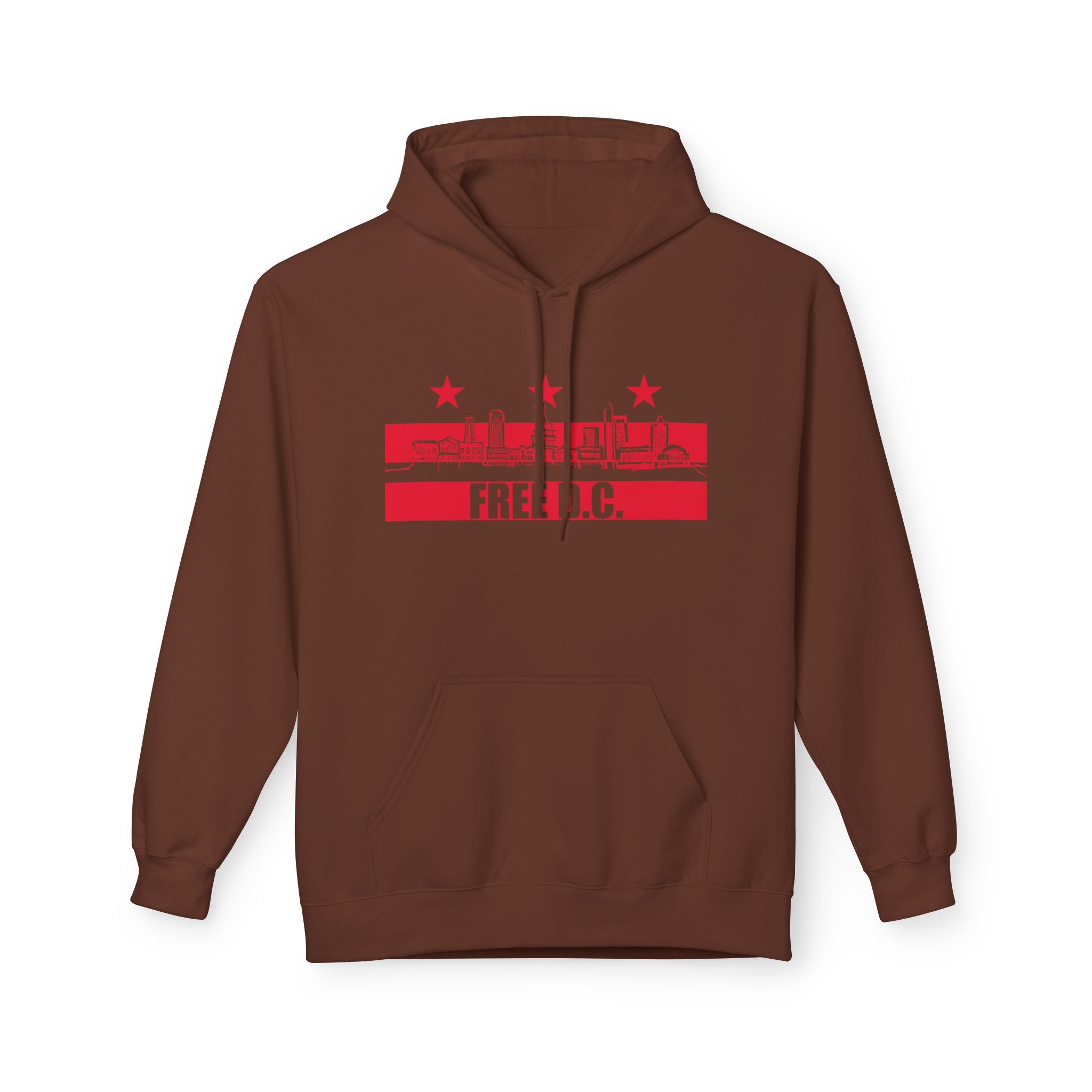 Free DC Hand-Drawn Washington DC Skyline Hoodie I Anti-Trump Fuck ICE