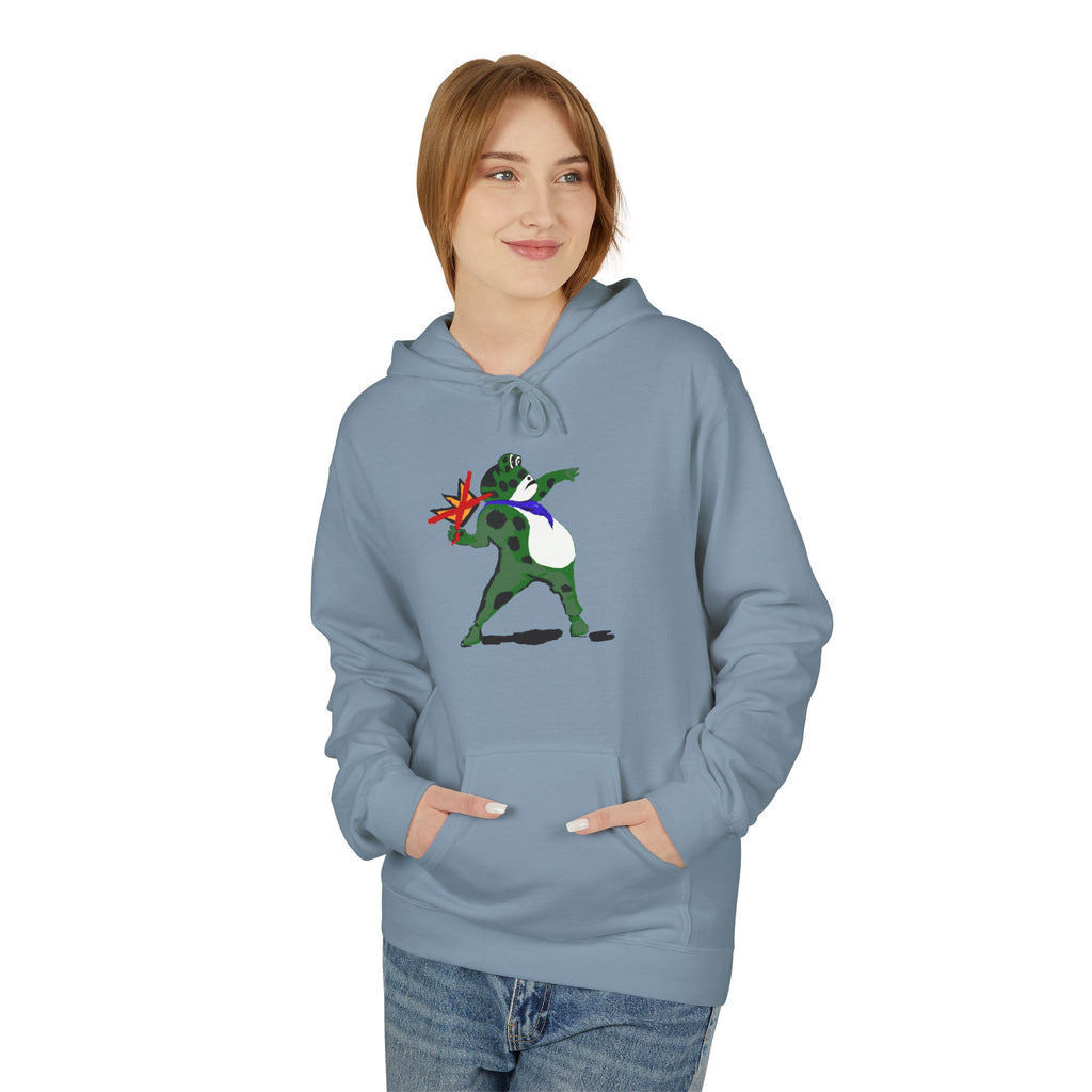 Frog No Kings Protest Hoodie - Fuck Trump and his Project 2025 MAGA bullshit