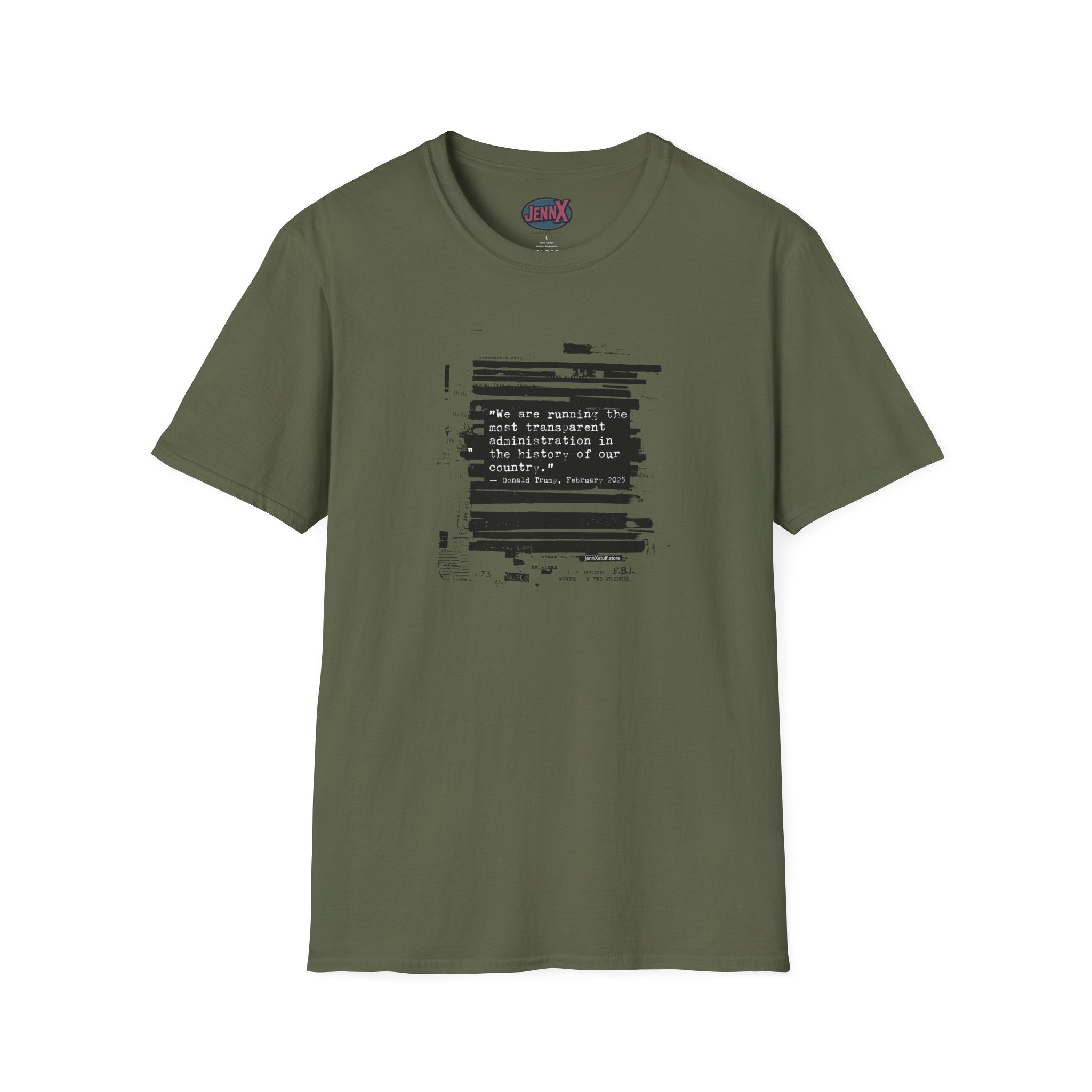 Epstein Files Shirt I Anti-Trump Quote I Most Transparent President Ever Pam Bondi