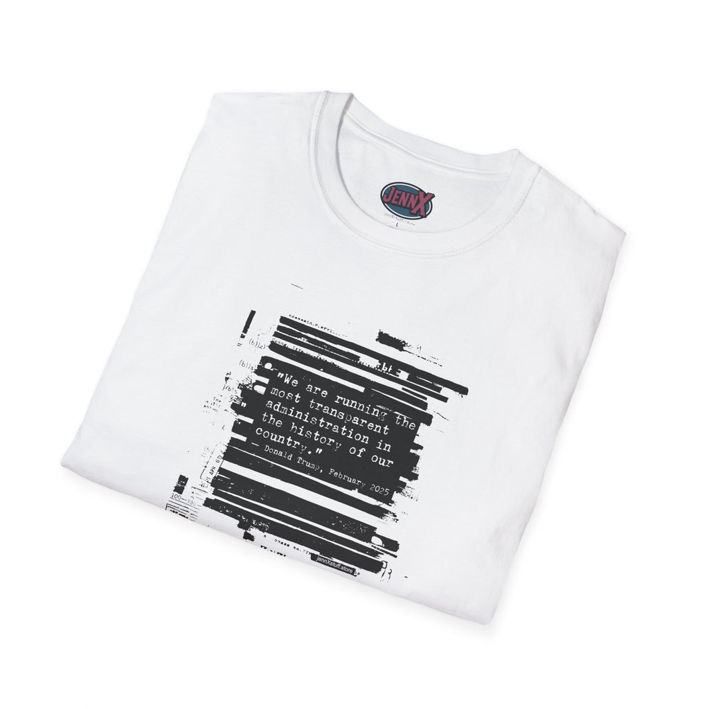 Epstein Files Shirt I Anti-Trump Quote I Most Transparent President Ever Pam Bondi