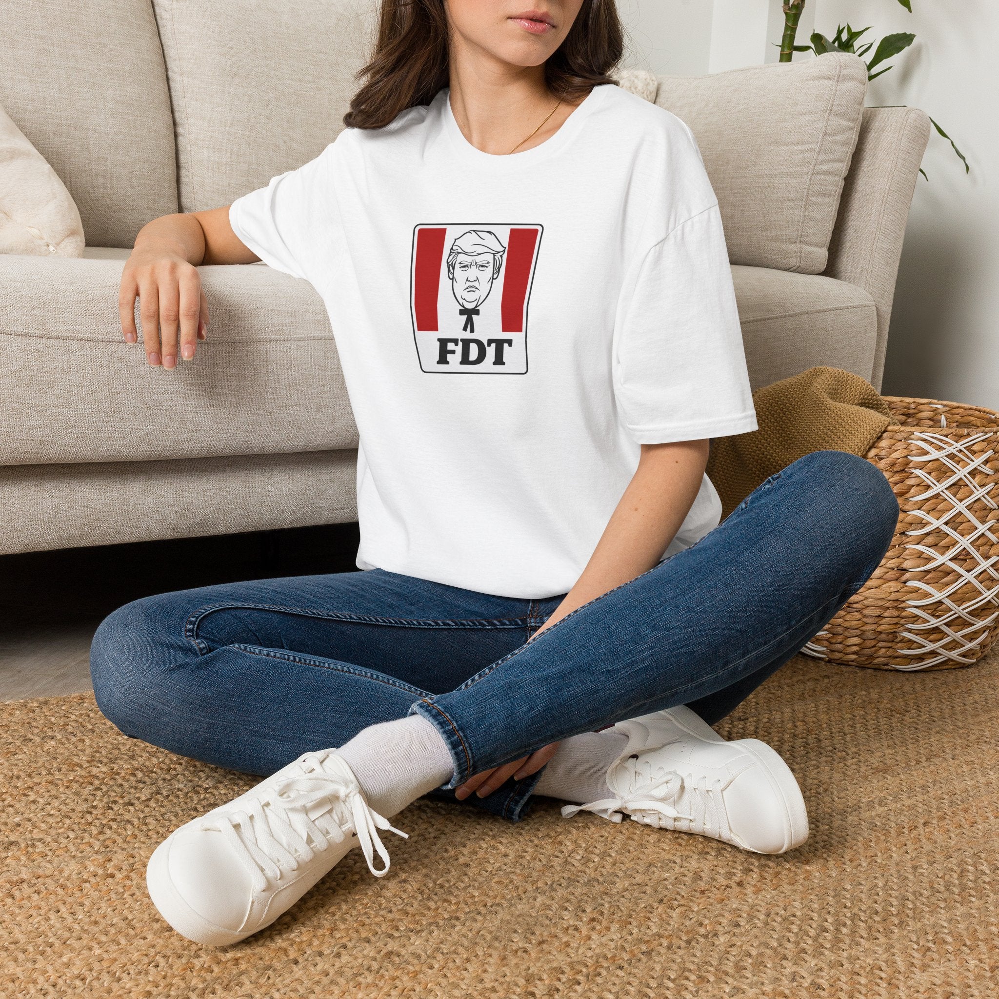 Political Parody T-Shirt I FDT Satirical Logo Tee I KFC Logo
