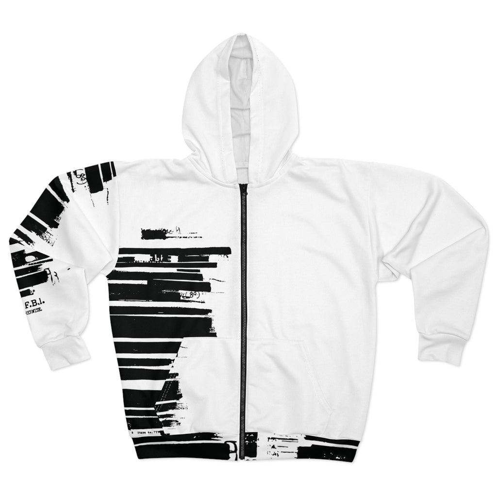 Redacted Justice Department Epstein Files Hoodie - Say everything without saying a word