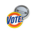 Vote! Pin Button | Tide Parody, Political Campaign Badge, Round Button Pin