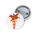 No King Botton - Anti-Trump Dictatorship Takeover Pin - Original Abstract Portrait of It