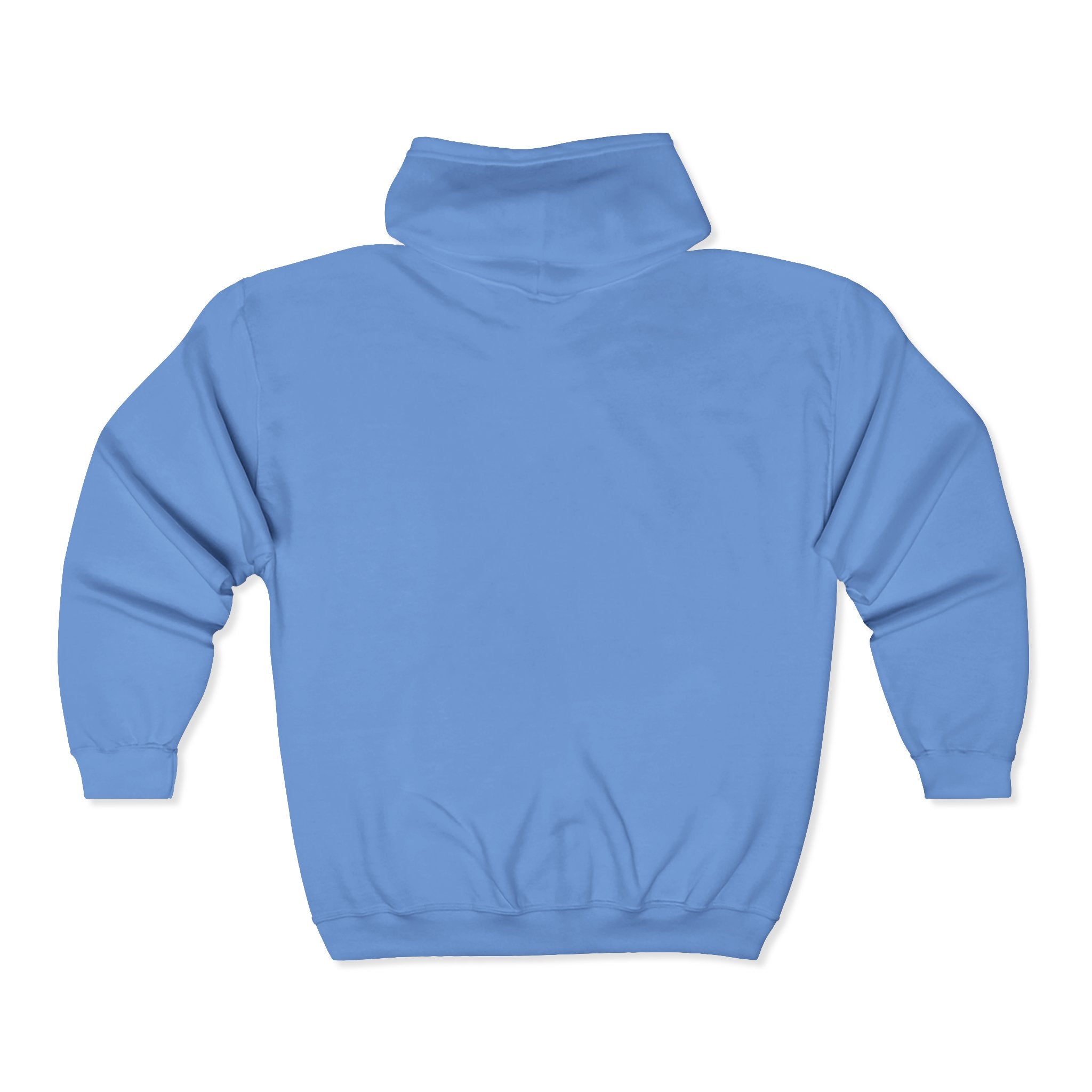 No Kings Embroidered Zip Hoodie | Hand-drawn Full Zip Hooded Sweatshirt