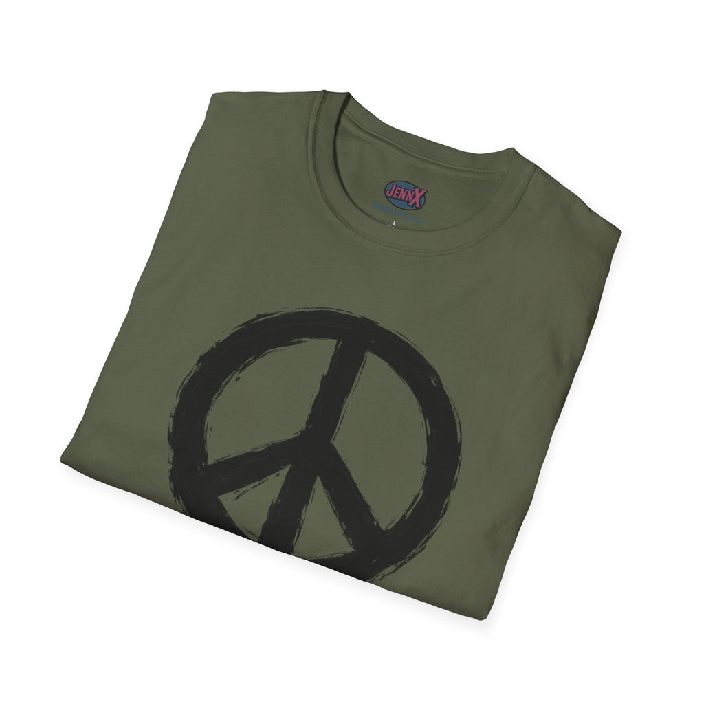 Peace Sign hand-painted T-Shirt | Anti War