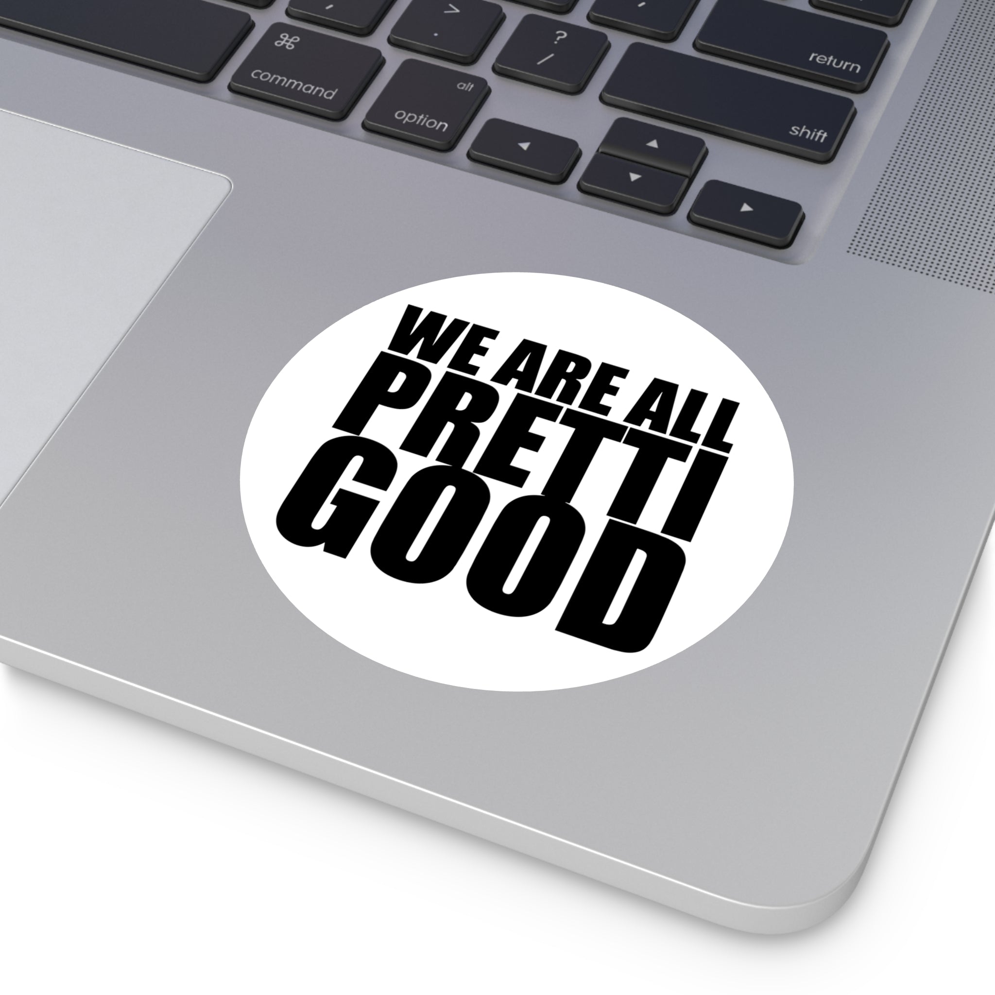 We Are All Pretti Good outdoor sticker | vinyl anti ICE protest sticker