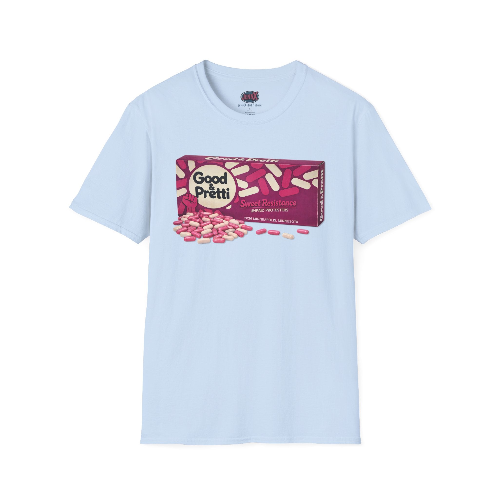 Good Pretti Good and Plenty Candy Box T-Shirt | Original Design
