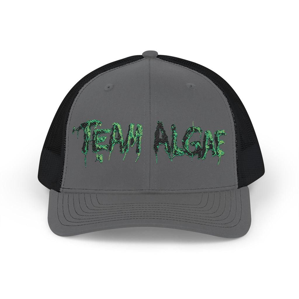 Team Algae Embroidered Snapback Trucker Cap | Reflecting Pool Craziness