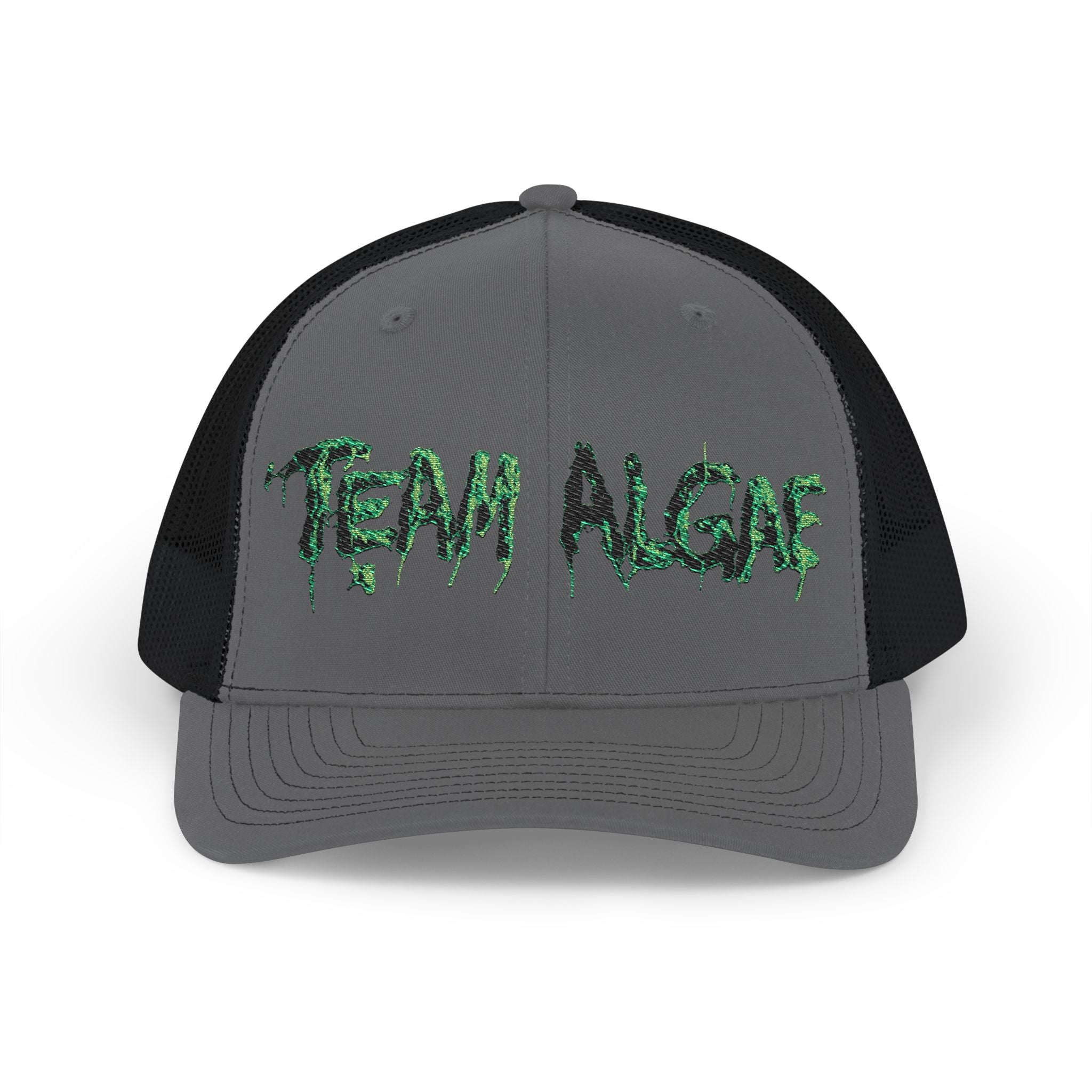 Team Algae Embroidered Snapback Trucker Cap | Reflecting Pool Craziness