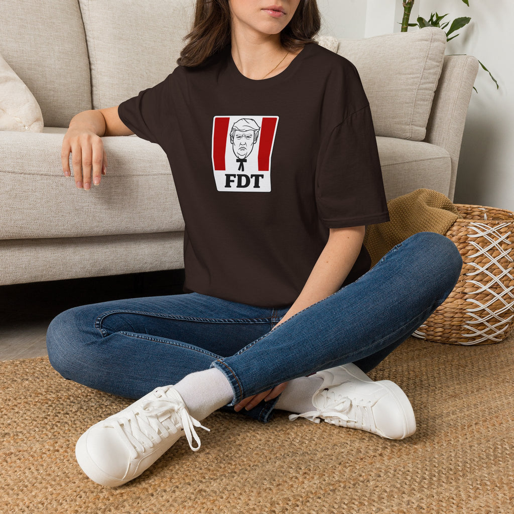 Political Parody T-Shirt I FDT Satirical Logo Tee I KFC Logo