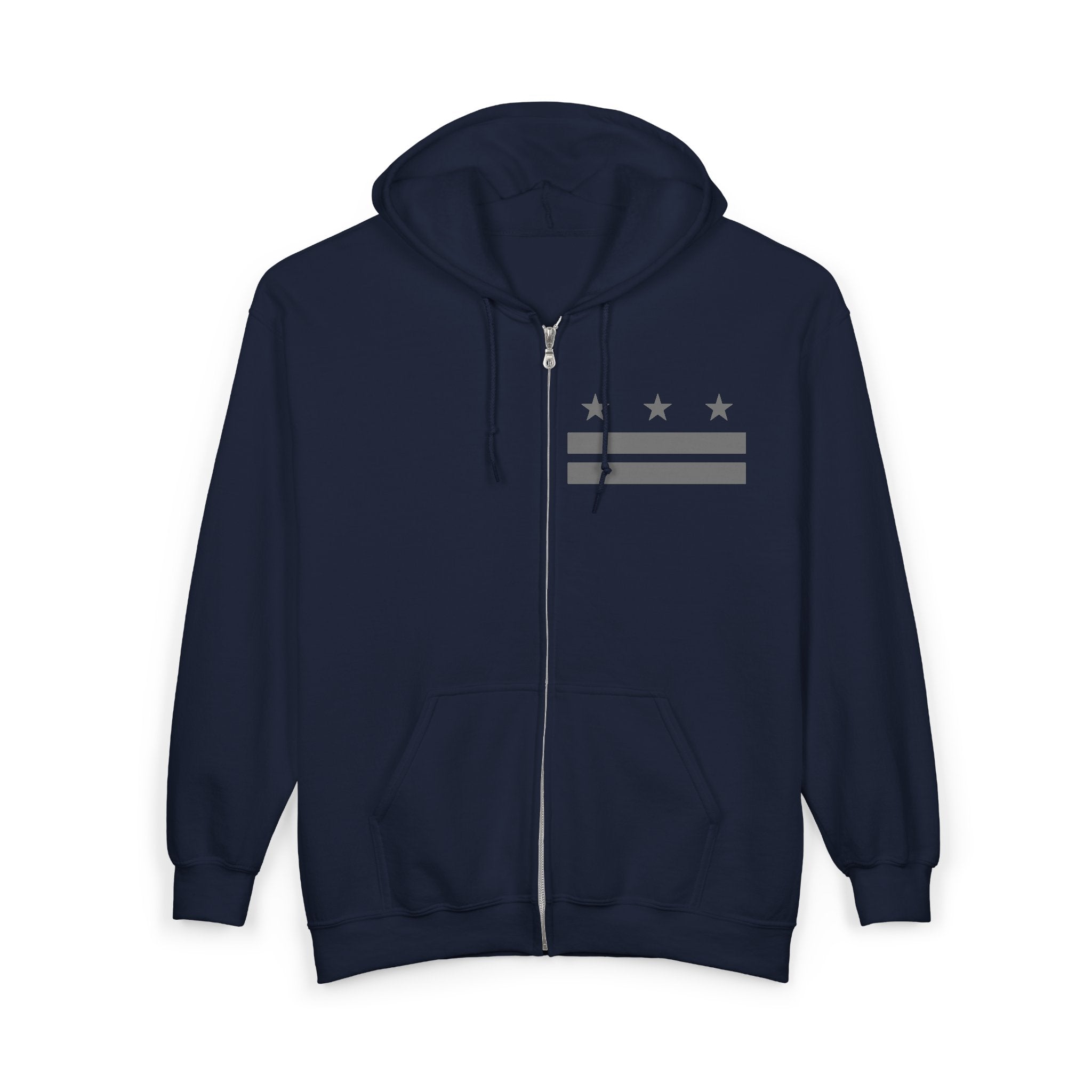 Free DC Flag Hoodie, Muted Protest for Everyday Wear - No Kings