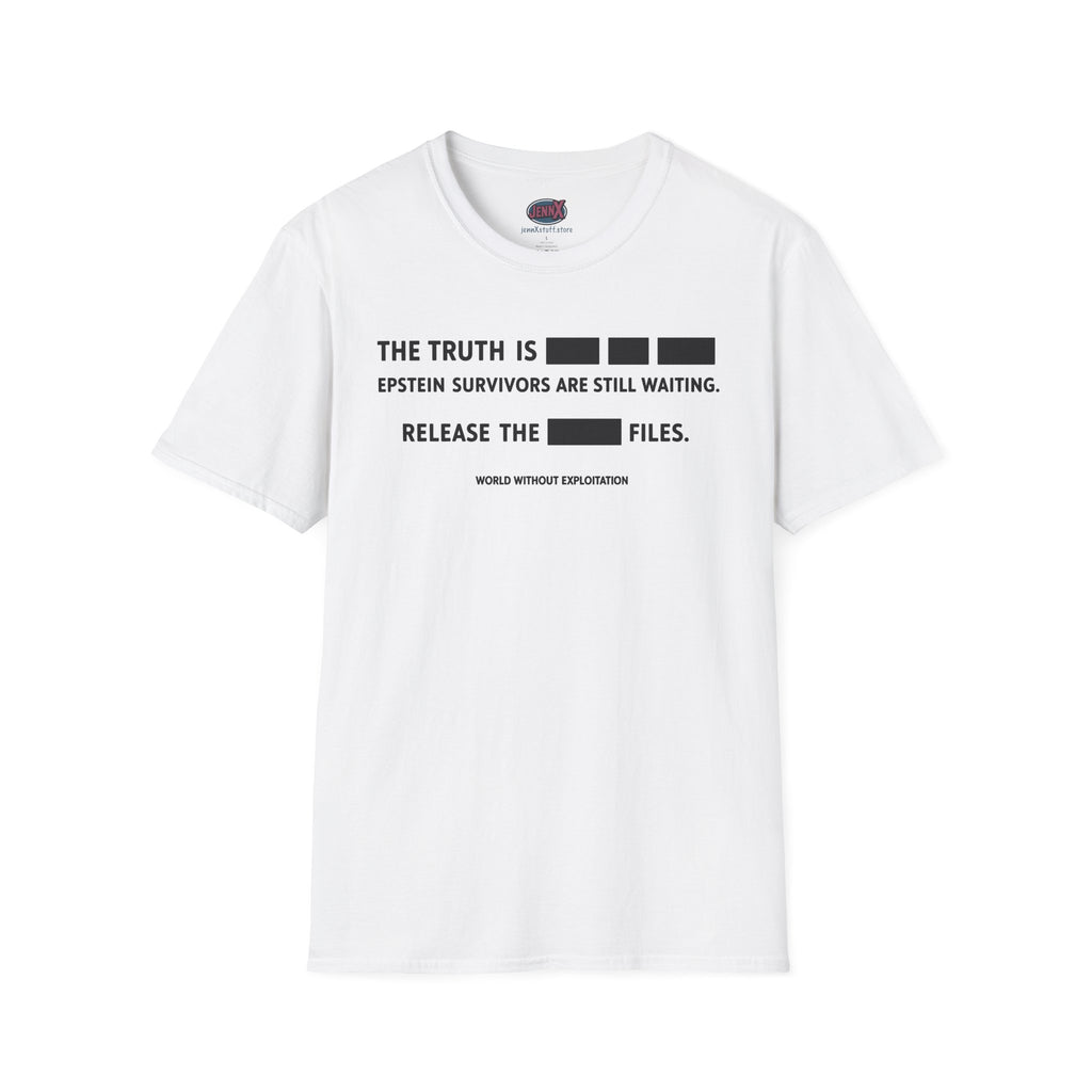 Epstein Survivors Shirt | WWE World Without Exploitation replica design I Epstein Survivors Are Still Waiting Tee