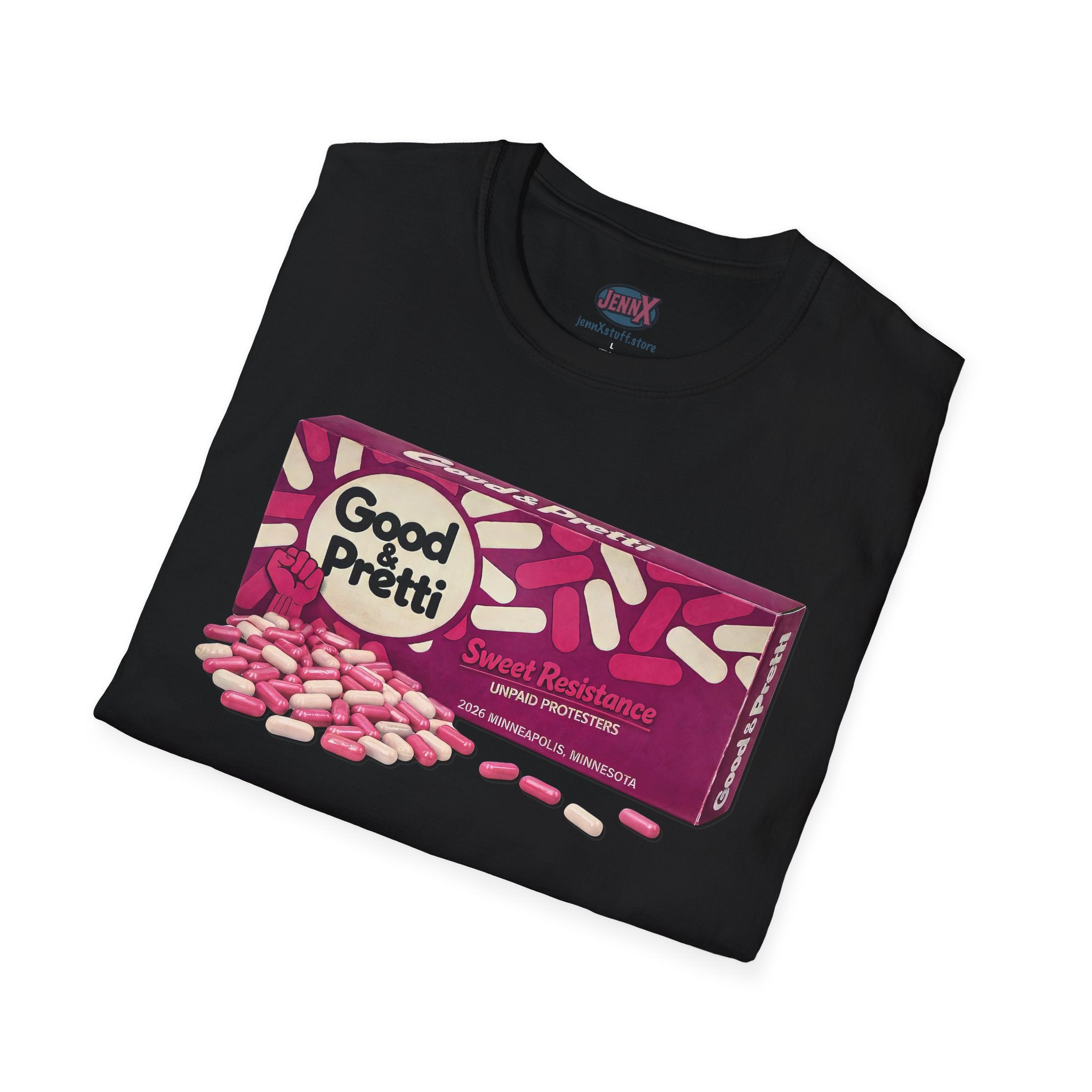 Good Pretti Good and Plenty Candy Box T-Shirt | Original Design
