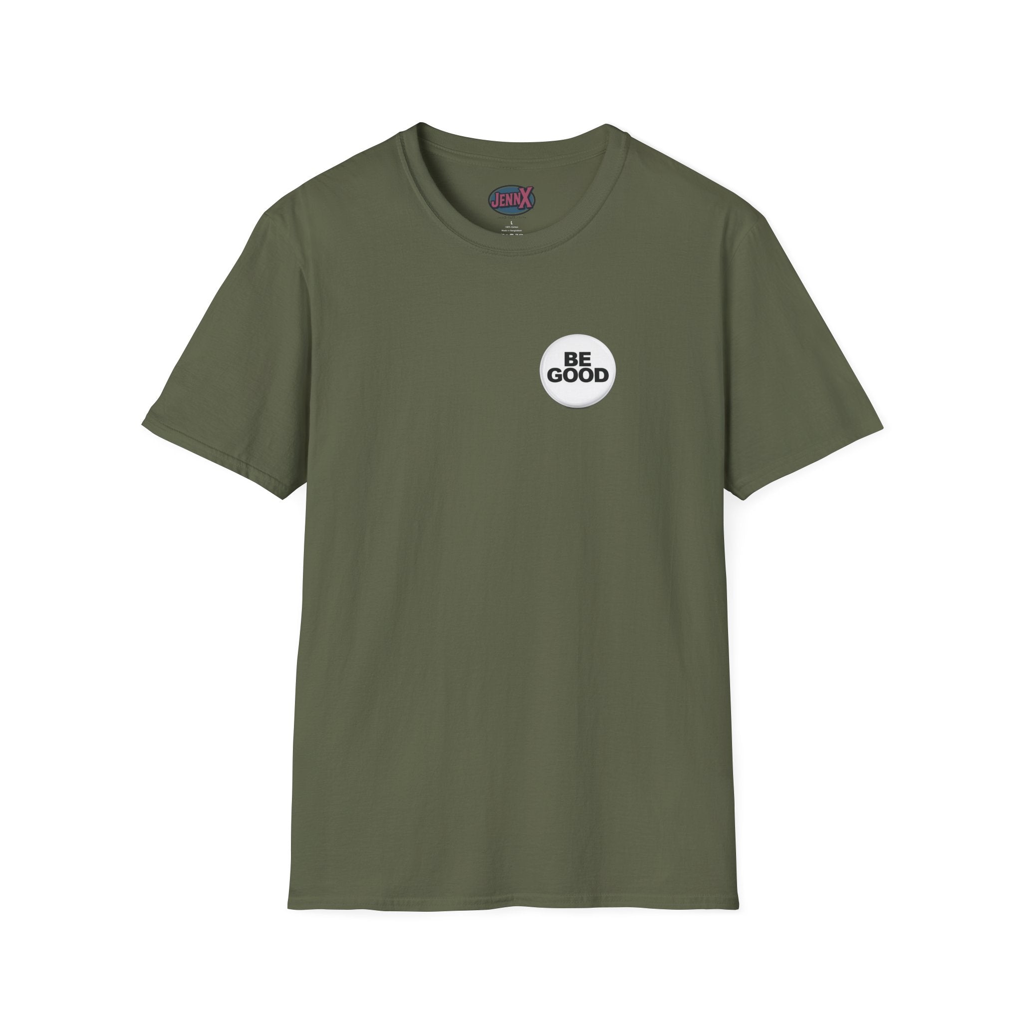 Be Good pin button shirt inspired by the Golden Globes